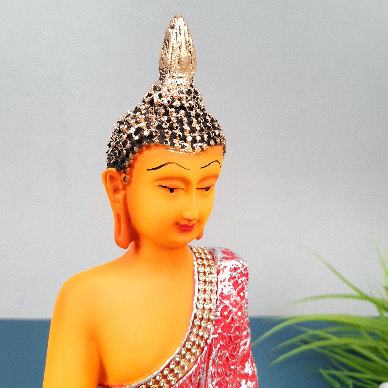 Buddha Showpiece Home Decor -for Home Decor & Spiritual Living - 10 Inch - ApkaMart