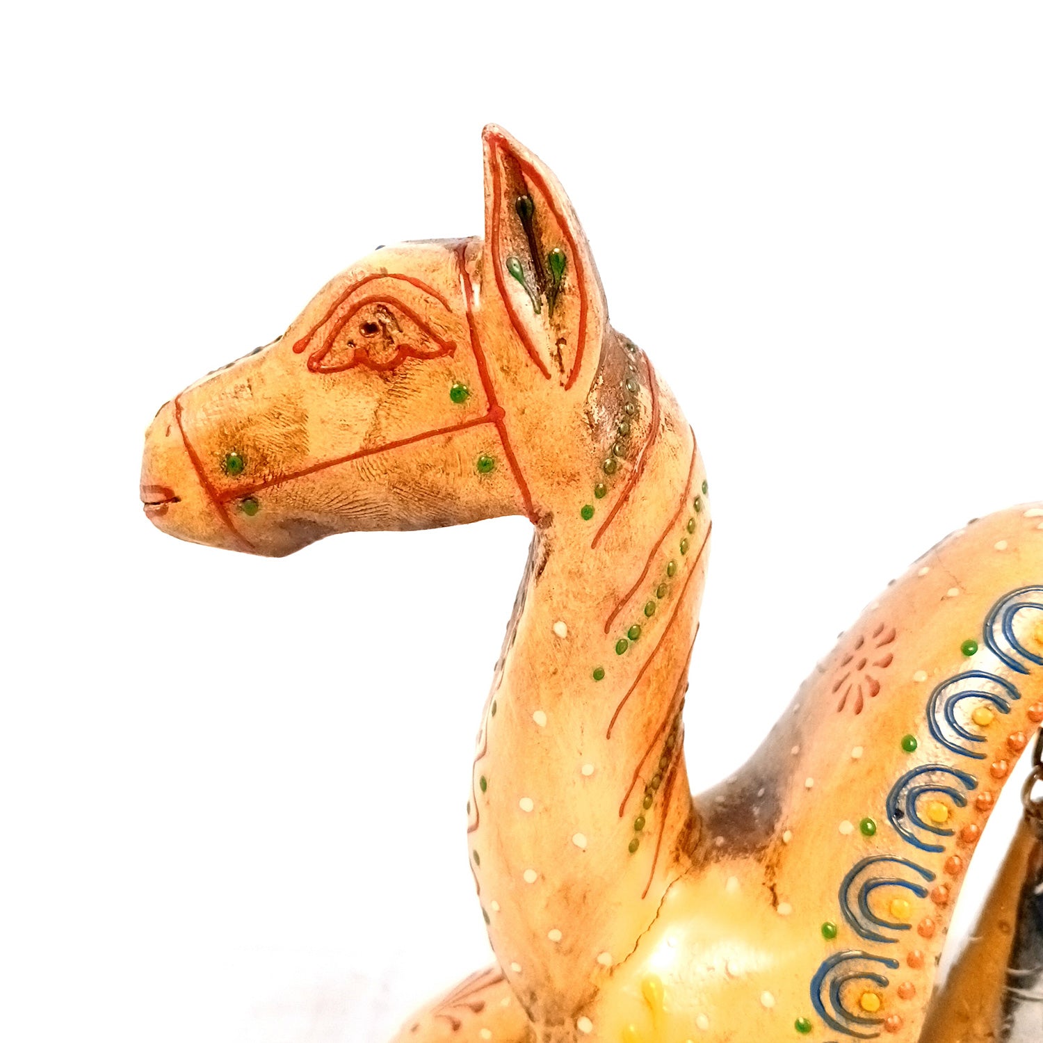 Camel Showpiece | Camel With Bell Statue | Animal Figurines - for Vastu, Showpieces for Home Table, Living Room Decor & Gifts - 8 Inch - Apkamart