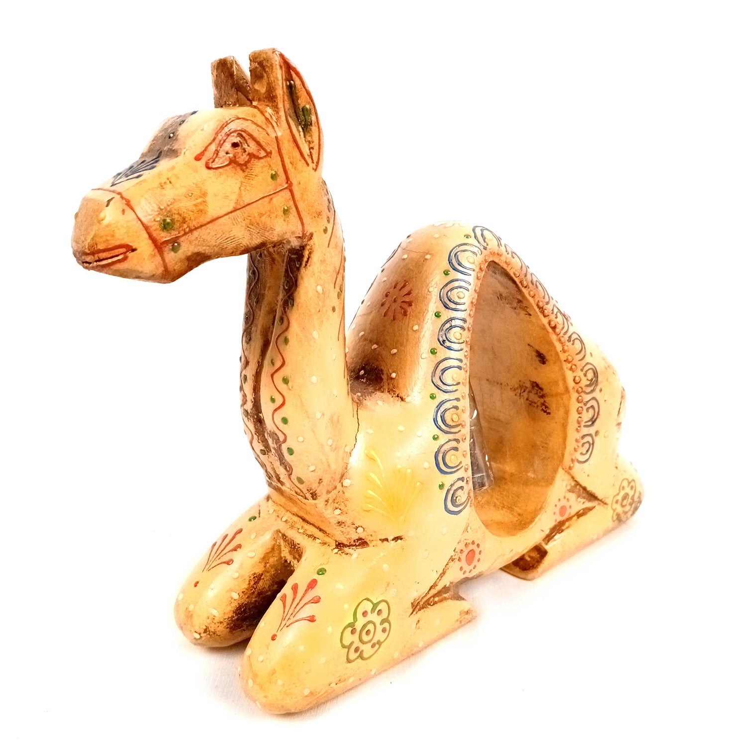 Camel Showpiece | Camel With Bell Statue | Animal Figurines - for Vastu, Showpieces for Home Table, Living Room Decor & Gifts - 8 Inch - Apkamart