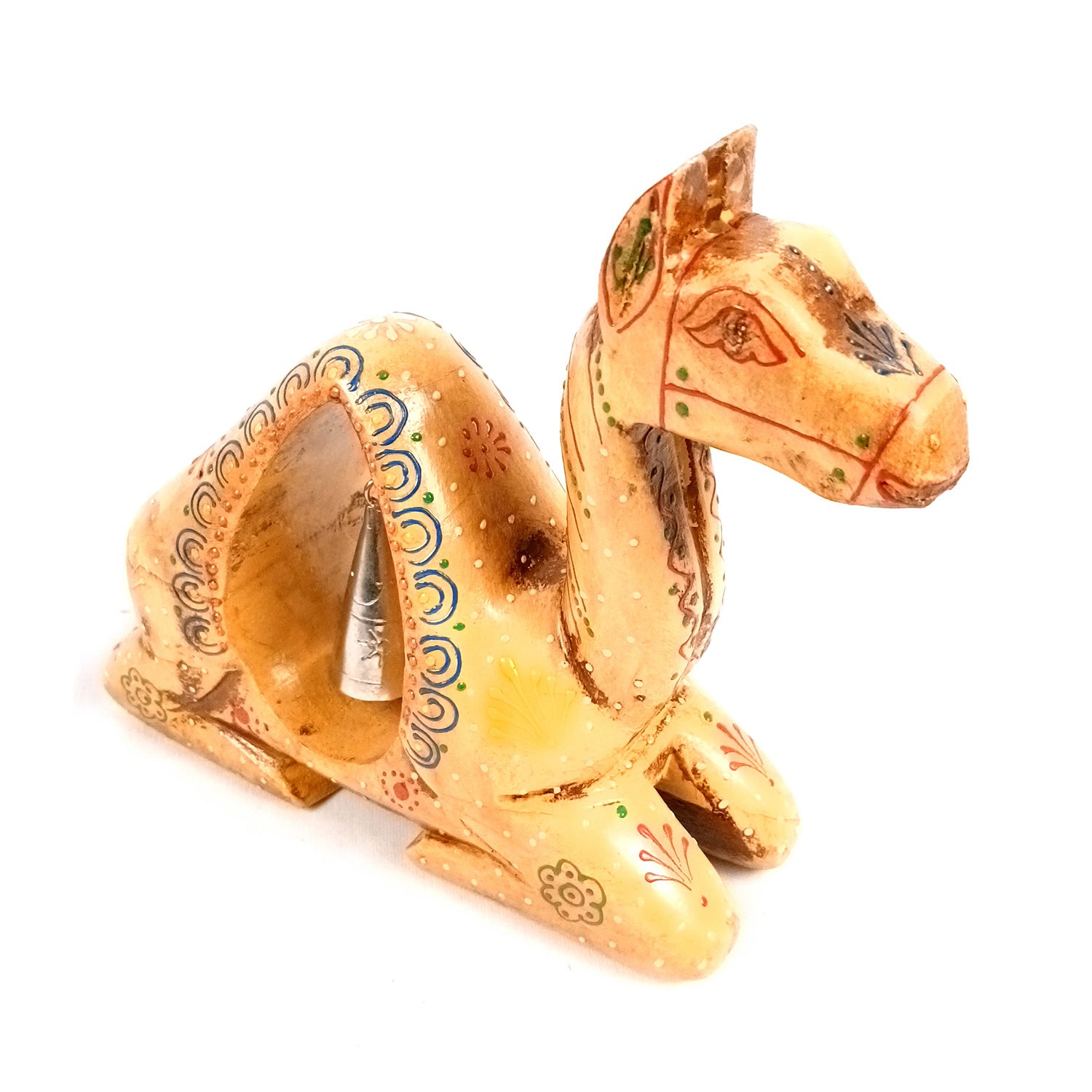 Camel Showpiece | Camel With Bell Statue | Animal Figurines - for Vastu, Showpieces for Home Table, Living Room Decor & Gifts - 8 Inch - Apkamart