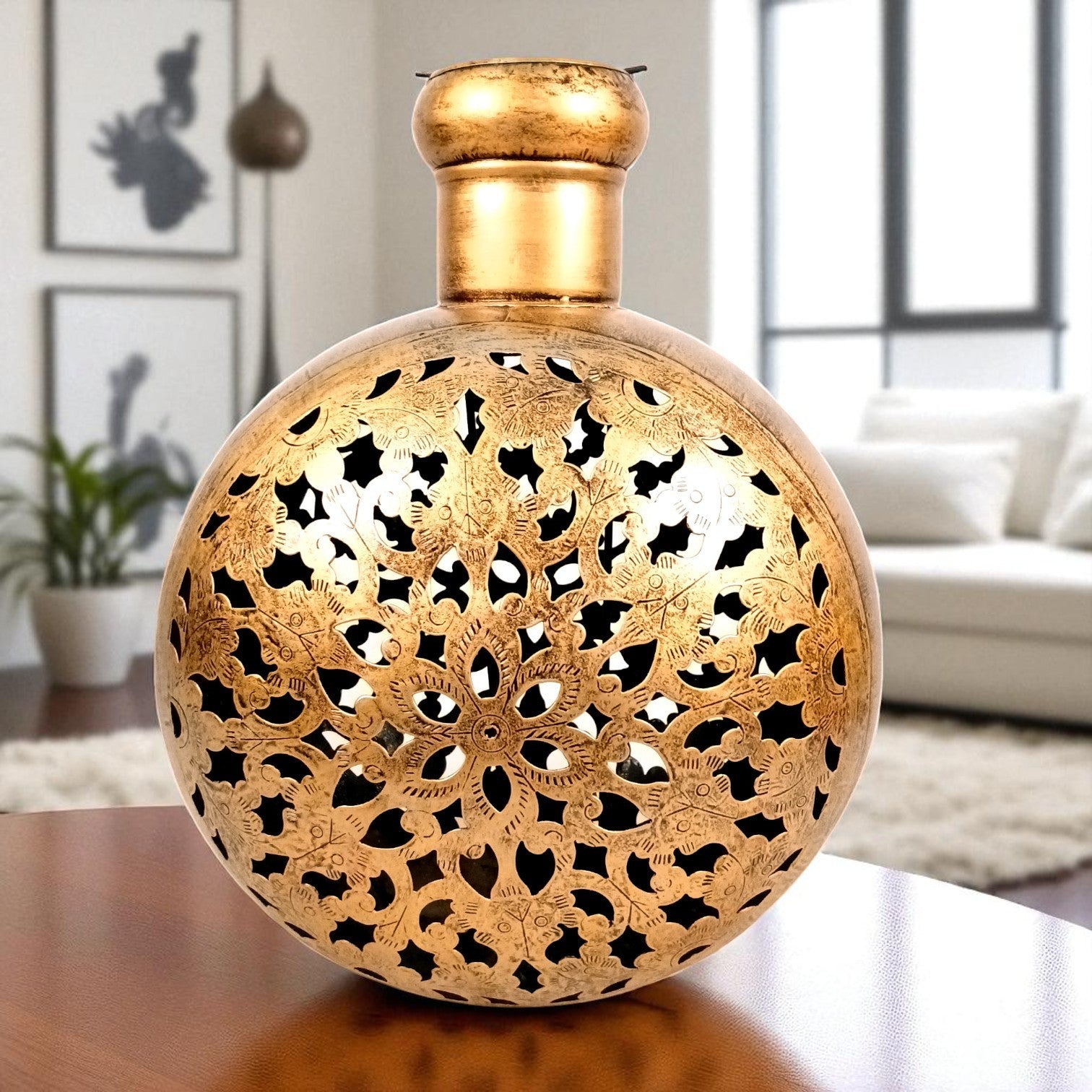 Tealight Holder | Decorative Candle Holder for Home Decor, Living Room & Festive Decoration | Tealight Stand for Table Centerpiece & Gifting - 18 Inch - Apkamart