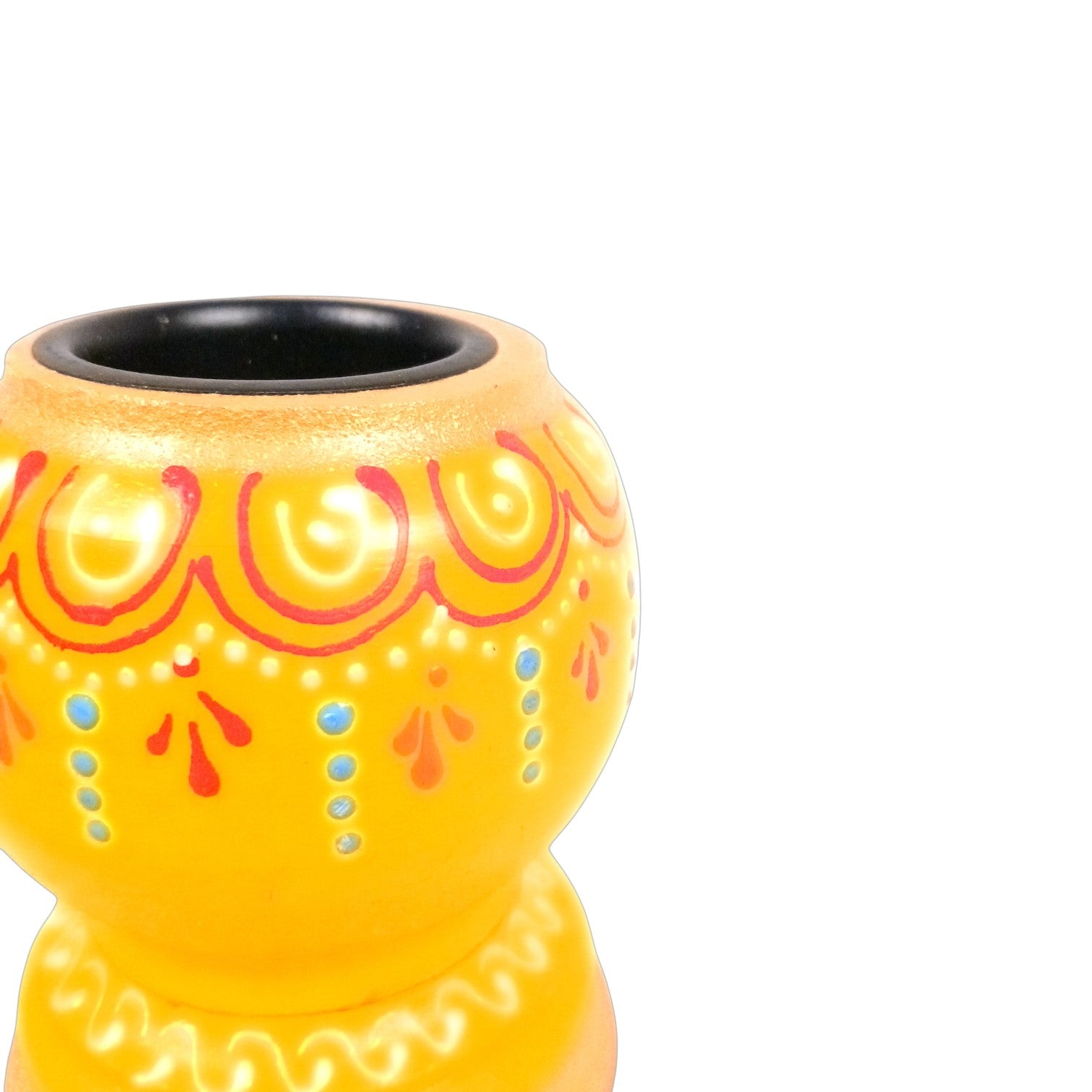 Handmade Candle Holder | Decorative Candle Stand for Home Decor, Living Room, Festive & Diwali Decoration | Tea Light Holder for Gifts & Table Centerpiece - 4 Inch - Apkamart