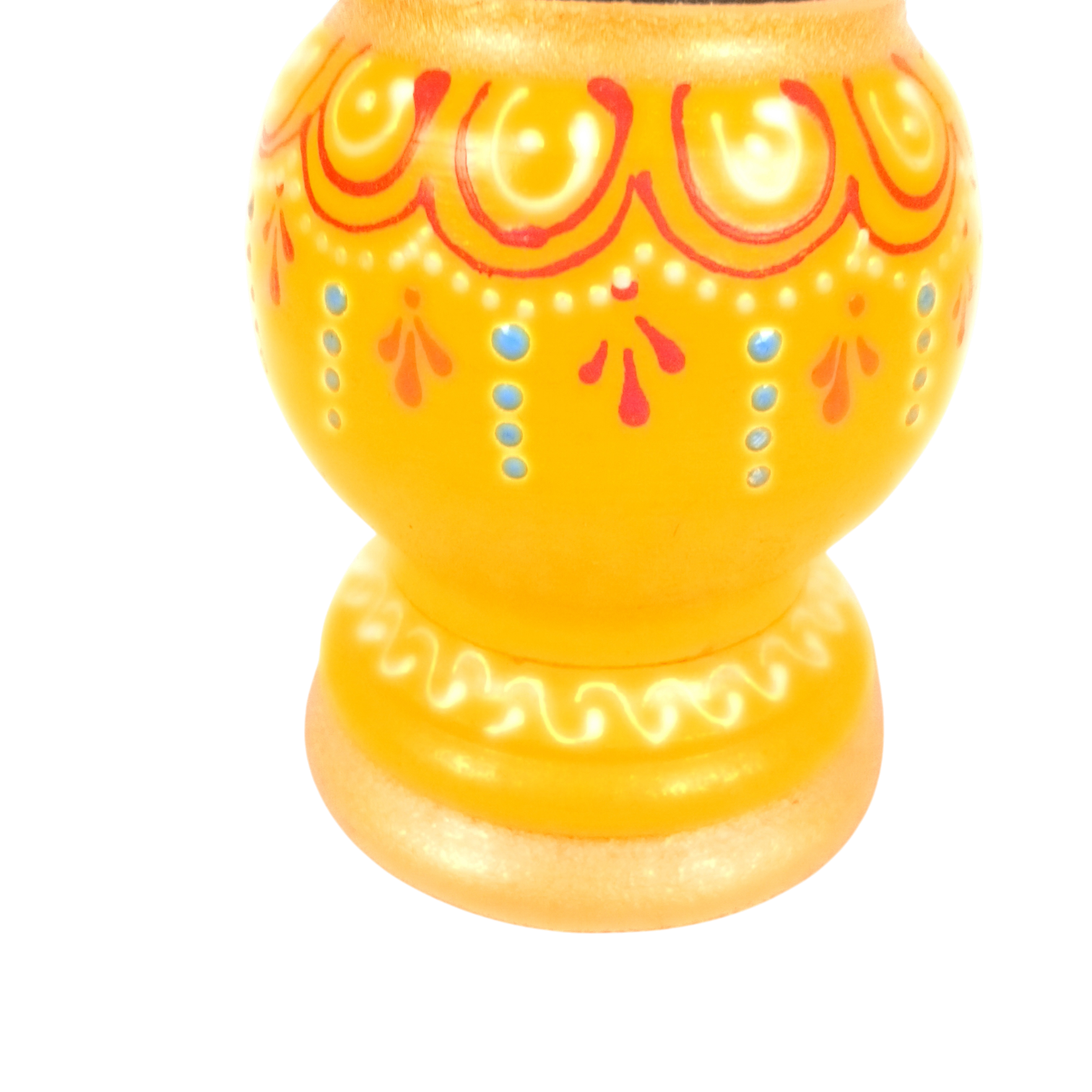 Handmade Candle Holder | Decorative Candle Stand for Home Decor, Living Room, Festive & Diwali Decoration | Tea Light Holder for Gifts & Table Centerpiece - 4 Inch - Apkamart