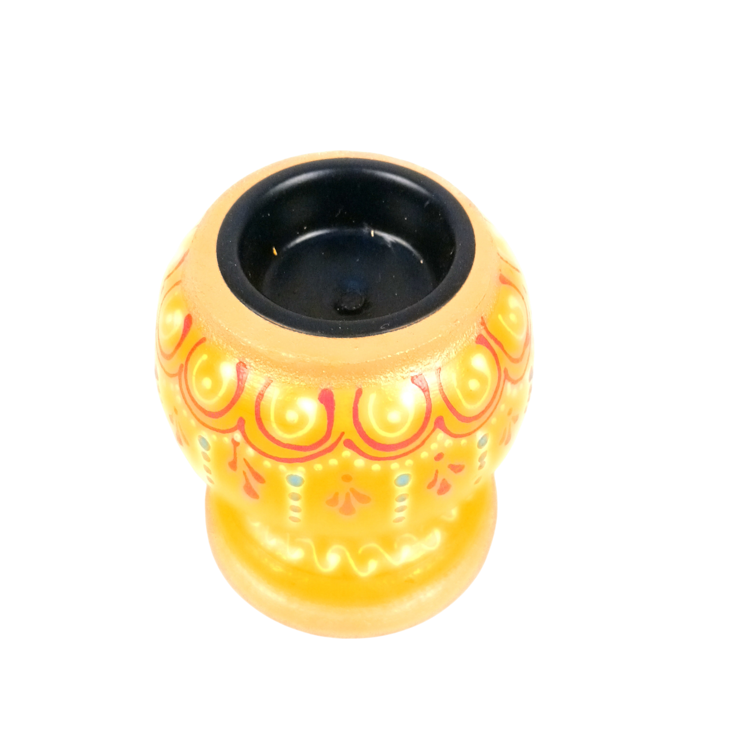 Handmade Candle Holder | Decorative Candle Stand for Home Decor, Living Room, Festive & Diwali Decoration | Tea Light Holder for Gifts & Table Centerpiece - 4 Inch - Apkamart