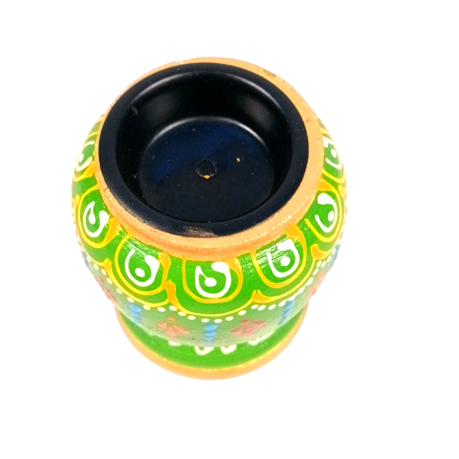 Handmade Candle Holder | Decorative Candle Stand for Home Decor, Living Room, Festive & Diwali Decoration | Tea Light Holder for Gift & Table Centerpiece - 4 Inch - Apkamart