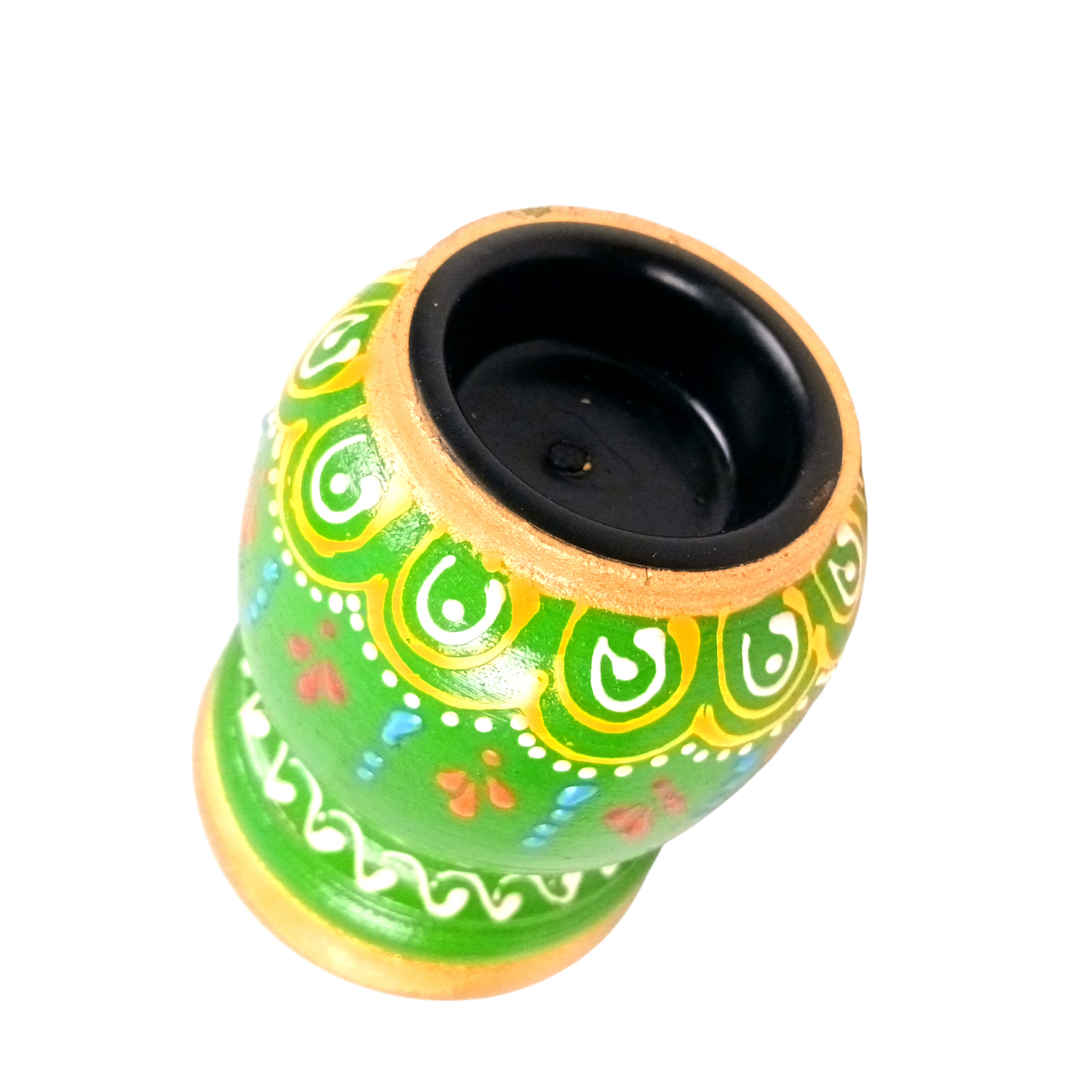 Handmade Candle Holder | Decorative Candle Stand for Home Decor, Living Room, Festive & Diwali Decoration | Tea Light Holder for Gift & Table Centerpiece - 4 Inch - Apkamart