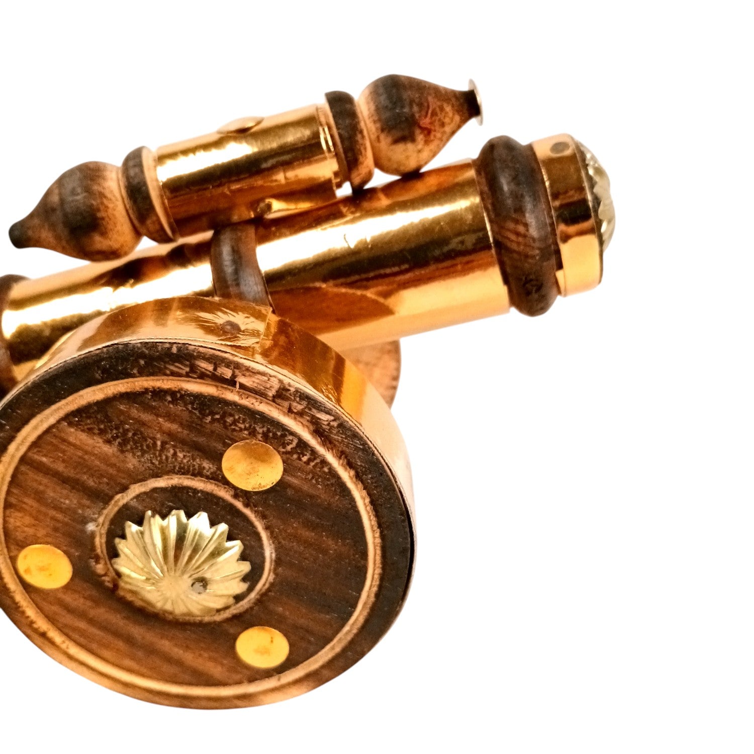 Cannon Showpiece | Vintage Cannon Model | Wooden Antique Decorative Figurine - for Table Decor, Home Decor and Gifts - 9 Inch - Apkamart