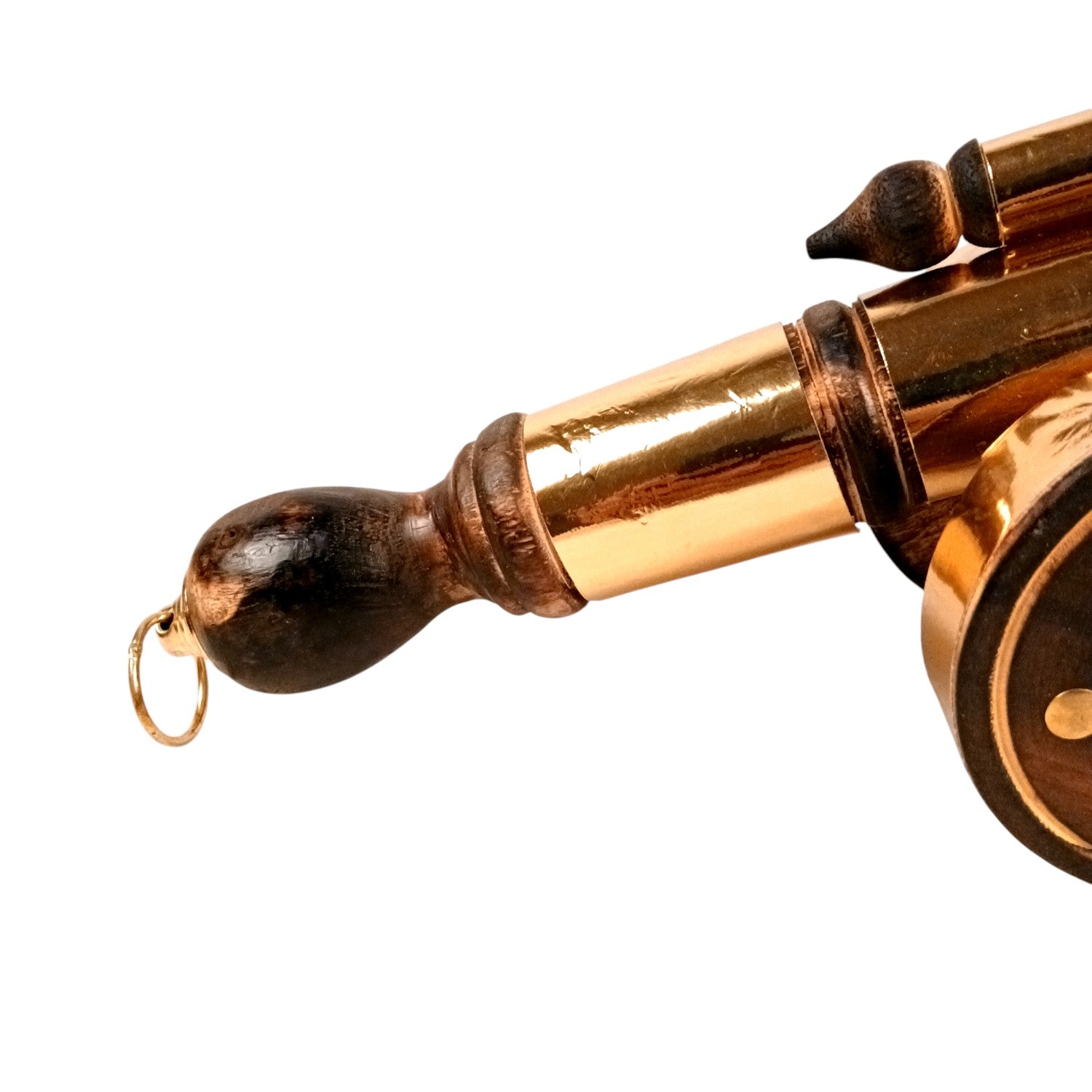 Cannon Showpiece | Vintage Cannon Model | Wooden Antique Decorative Figurine - for Table Decor, Home Decor and Gifts - 12 Inch (Pack Of 2) - Apkamart