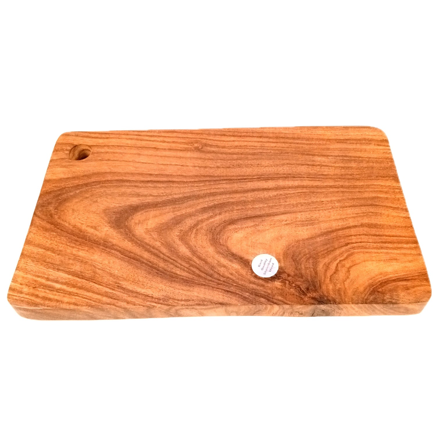Wooden Chopping Cutting Board for Kitchen Vegetables, Fruits & Cheese | Serving Board, Platter | Reversible Cutting Board - 15 Inch - Apkamart