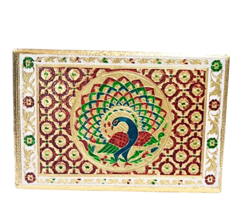 Wooden Puja Peeta Chowki | Stool / Aasan for God Idols |Wooden Pooja Chowki Table - for Festivals, Home, living Room, Corner, Mandir Decoration & Gifts - 12 Inch - Apkamart