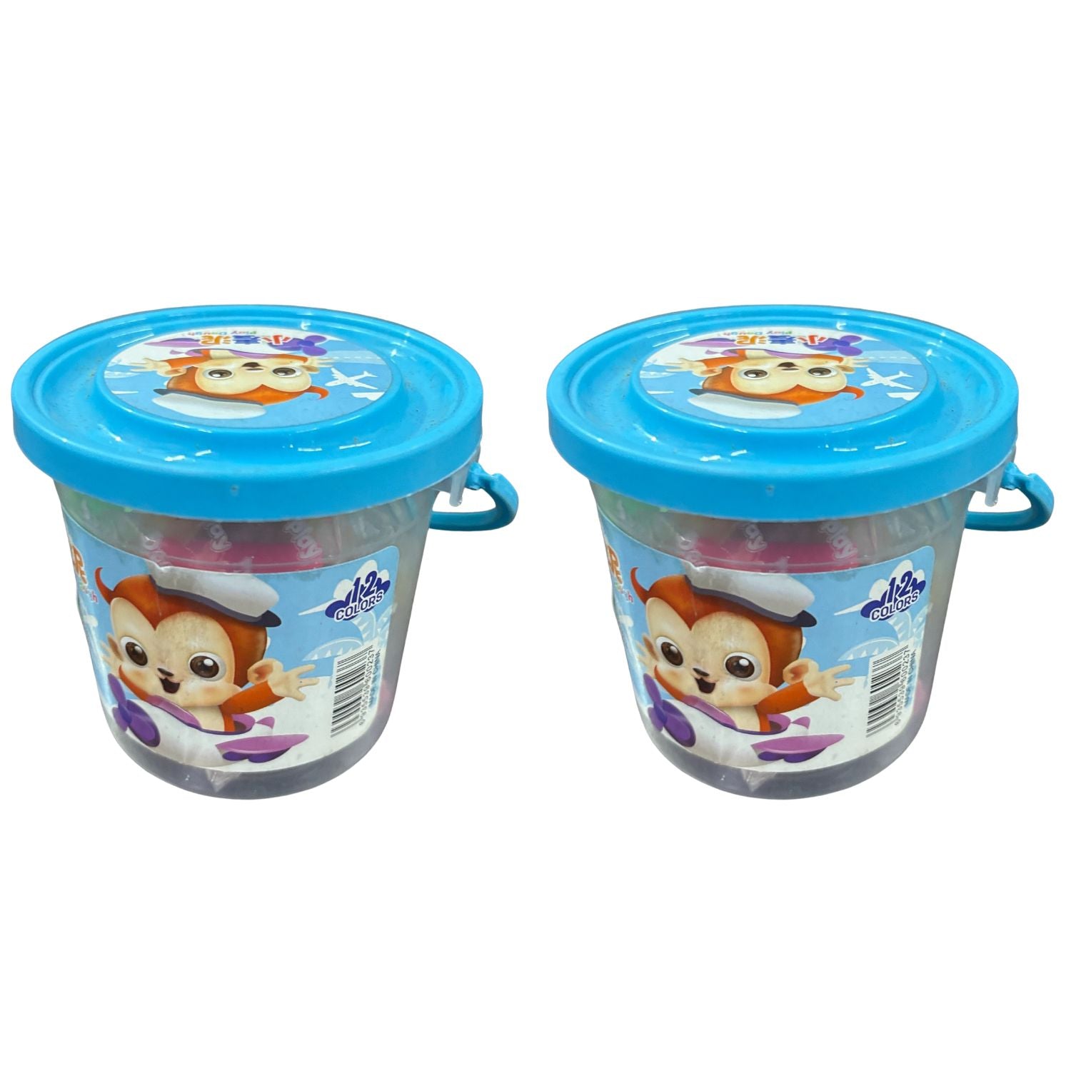 Colorful Clay for Kids Non-Toxic Modeling Clay for Crafts Creative Clay Toy for Children Educational Fun Clay Set Perfect Return Gift for School Projects - Apkamart #Style_Pack Of 2