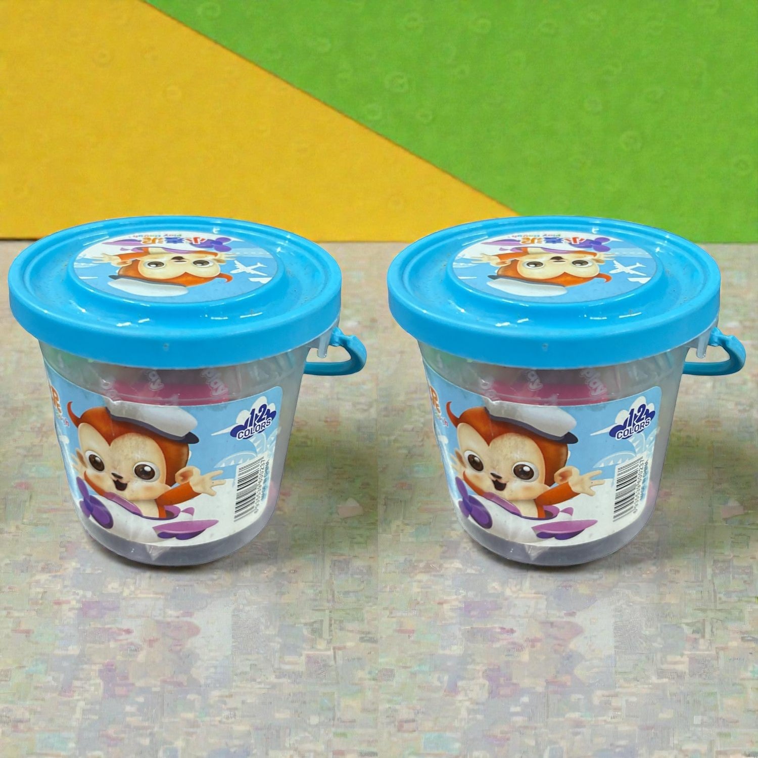 Colorful Clay for Kids Non-Toxic Modeling Clay for Crafts Creative Clay Toy for Children Educational Fun Clay Set Perfect Return Gift for School Projects - Apkamart #Style_Pack Of 2