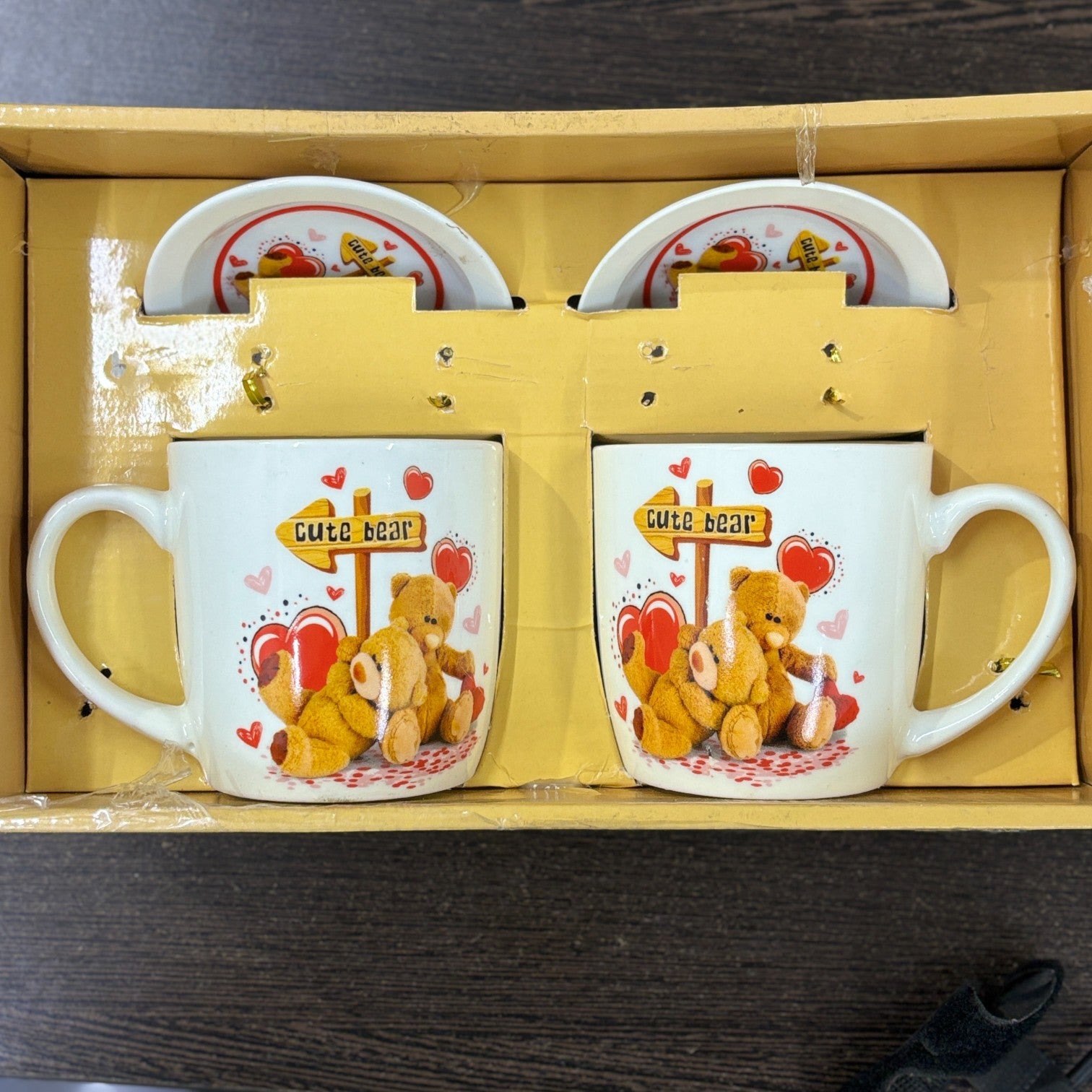 Bear Design Ceramic Coffee Mug with Spoon | Cute Ceramic Mug for Coffee, Tea & Milk | Gift for Friends, Kids & Loved Ones - 400ml - Apkamart