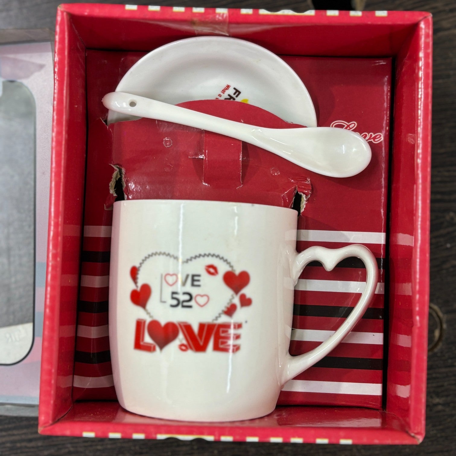 Coffee Mug with Spoon | Premium Stoneware Cup for Tea, Coffee & Hot Beverages | Elegant Mug for Home, Office & Gifting - 350ml - Apkamart