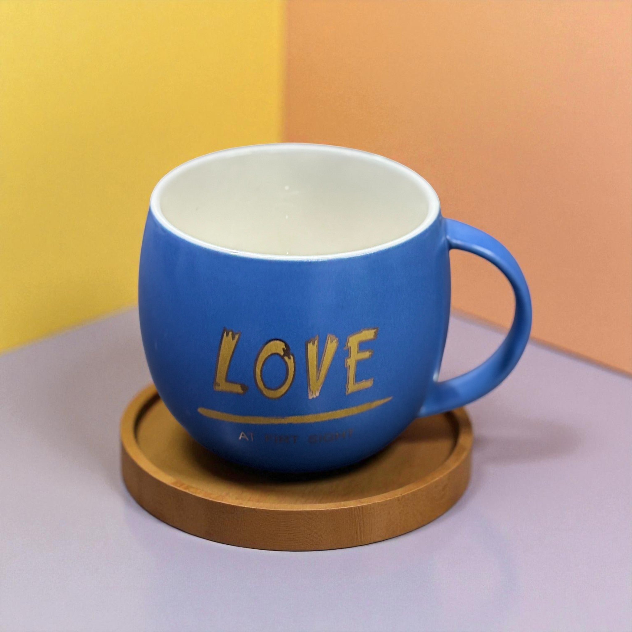 Coffee Mug | Premium Tea & Coffee Cup Set for Home & Office | Stylish Ceramic Mug with Handle for Hot & Cold Beverages  - 350ml - Apkamart