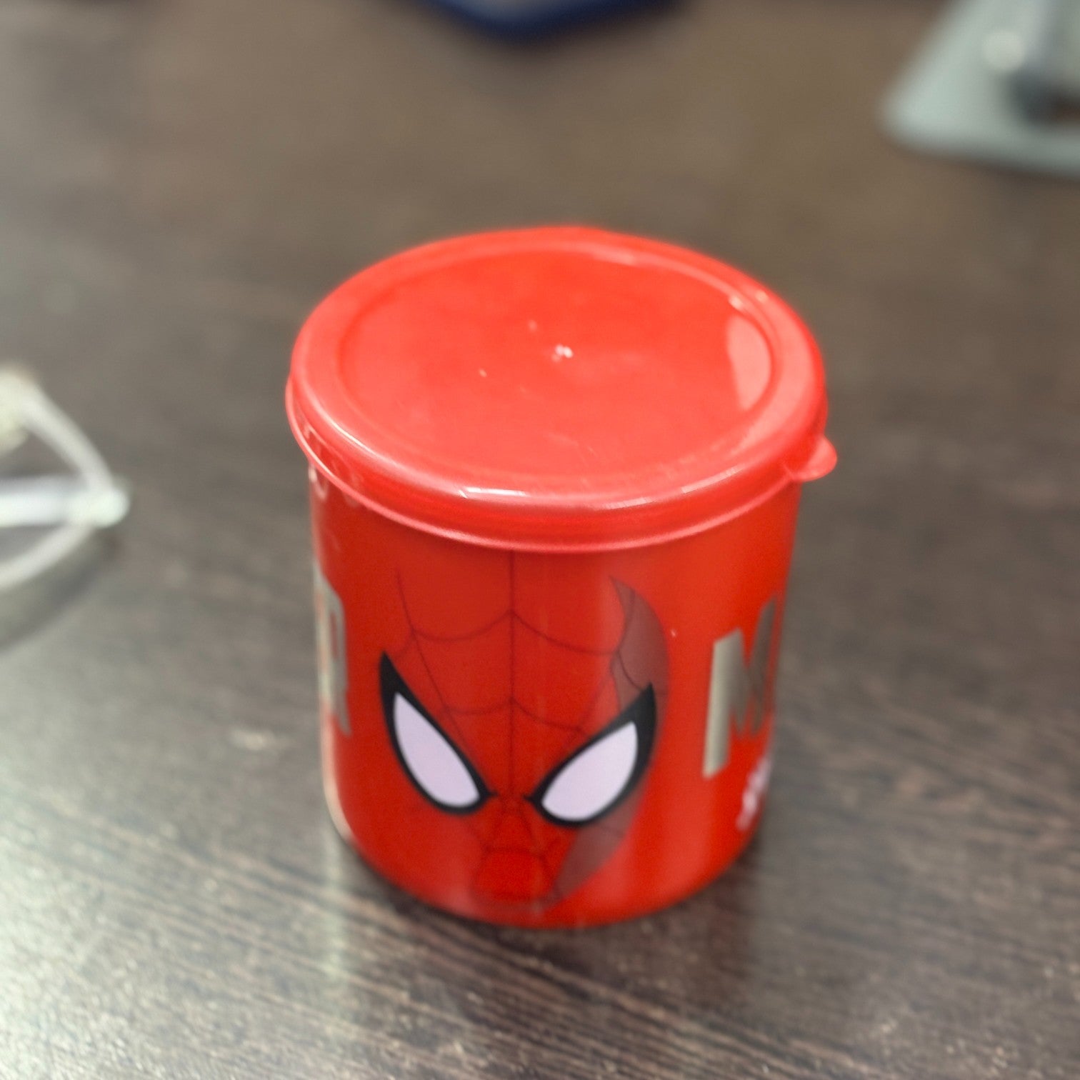 Coffee Mug With Lid | Cute Plastic With Steel Inside | Cartoon Design Mug for Kids | Reusable Drinking Cup for School, Home, Birthday & Return Gifts - 300ml - Apkamart