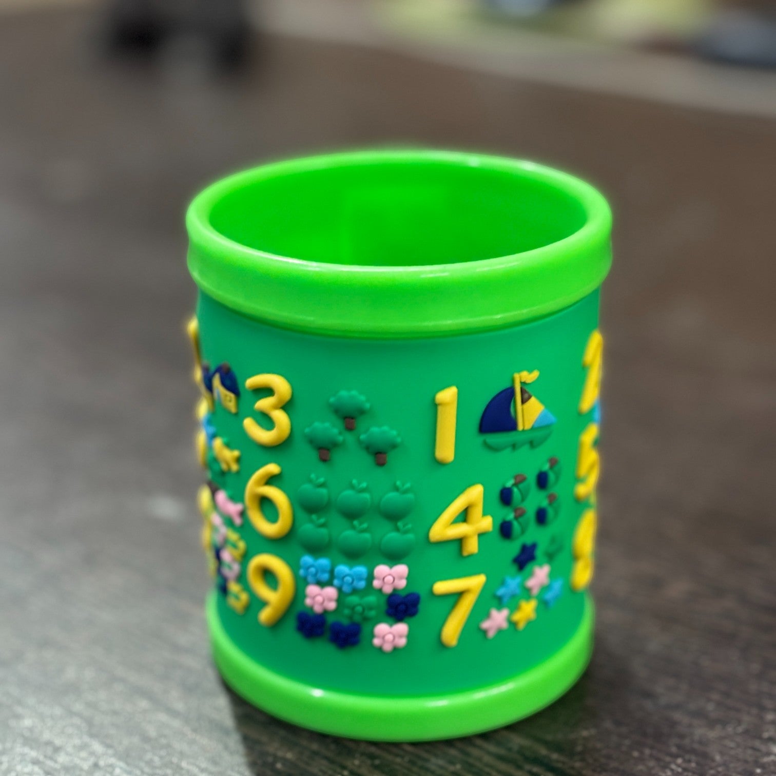 Coffee Mug | Cute Number Design Mug for Milk & Shakes | Cartoon Design Mug for Kids | Reusable Drinking Cup for School, Home, Birthday & Return Gifts - 300ml - Apkamart