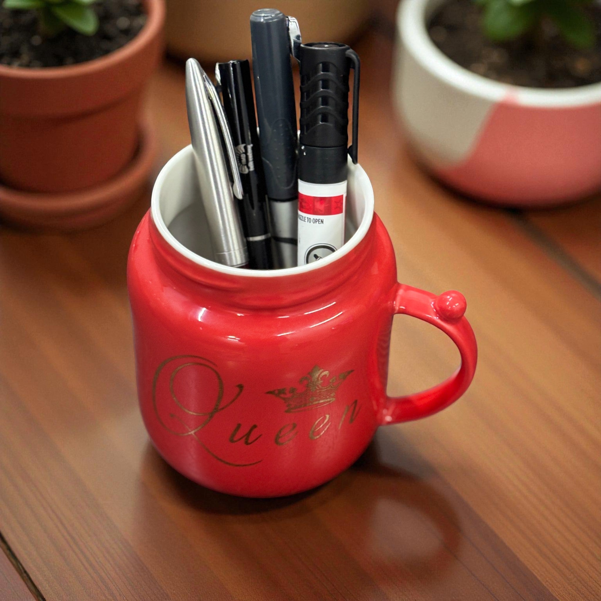 Ceramic Coffee Mug | Premium Handcrafted Mug for Tea, Coffee & Milk | Stylish & Durable Ceramic Cup for Office, Home & Gifting - 350ml  - Apkamart