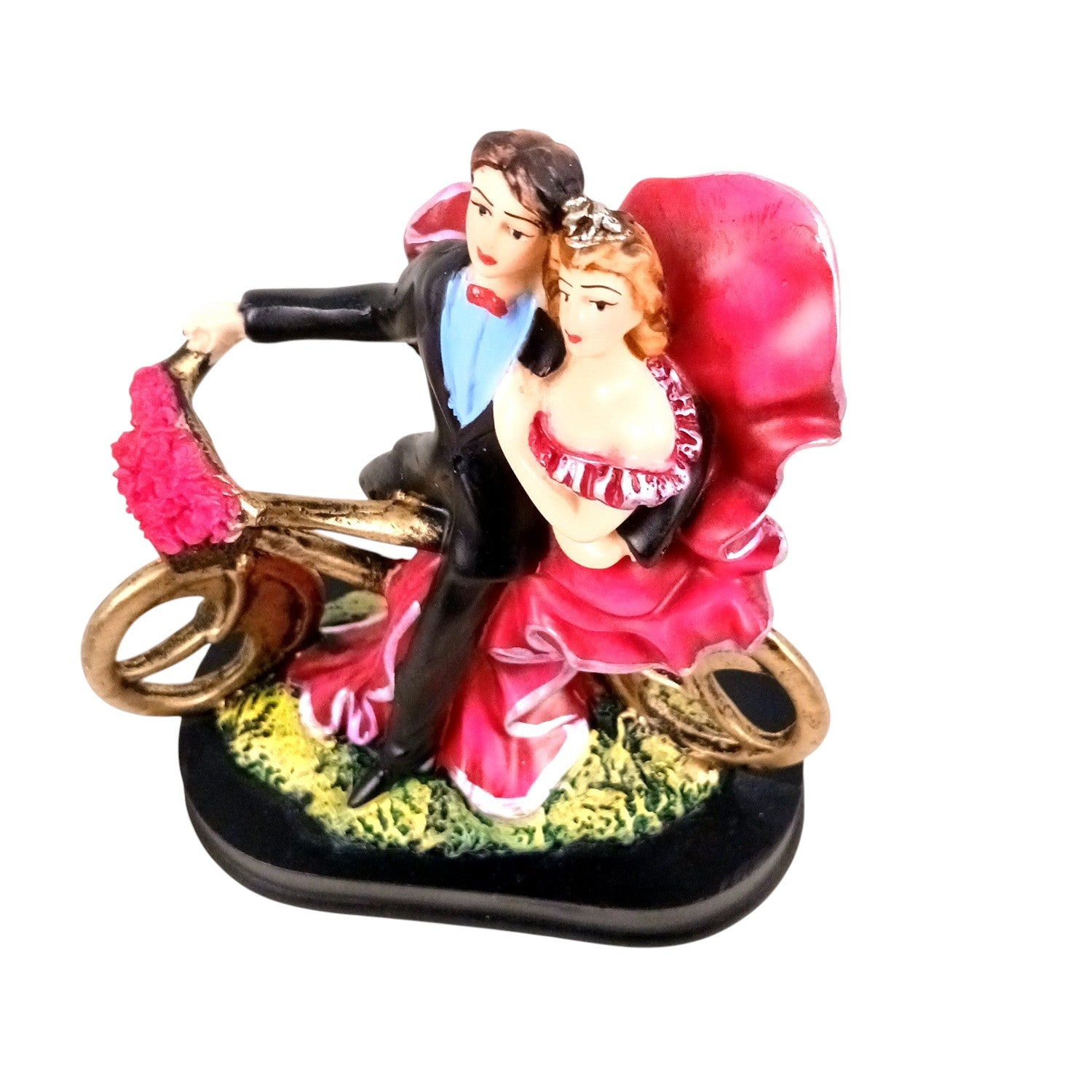 Romantic Couple Showpiece | Love Figurine Decorative Sculpture for Home Décor & Living Room | Valentine, Anniversary & Wedding Gift for Her & Him - 6 Inch - Apkamart