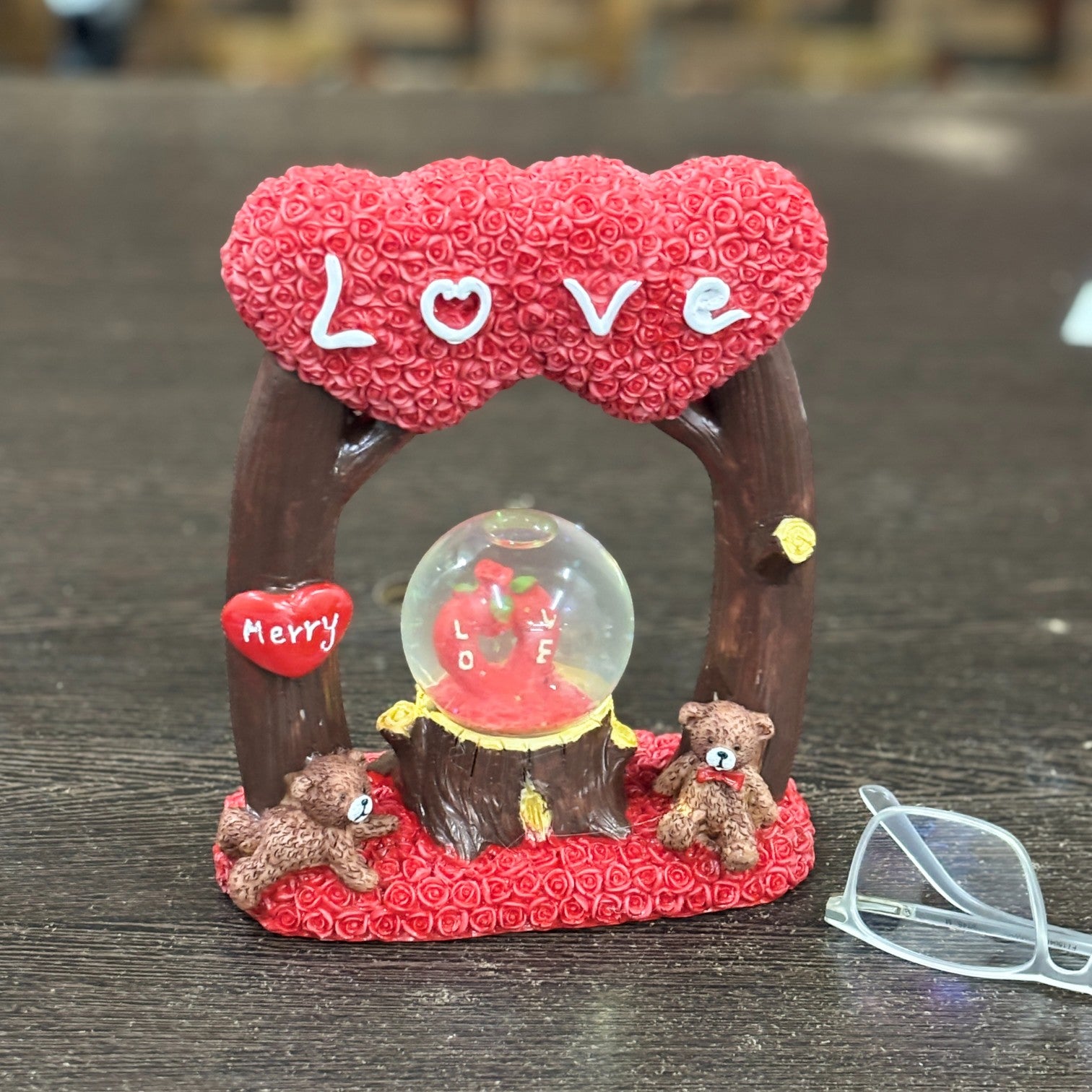  Couple Showpiece | Romantic Statue | Perfect Valentine Gift for Her | Home, Bedroom & Table Decoration - 8 Inch - Apkamart