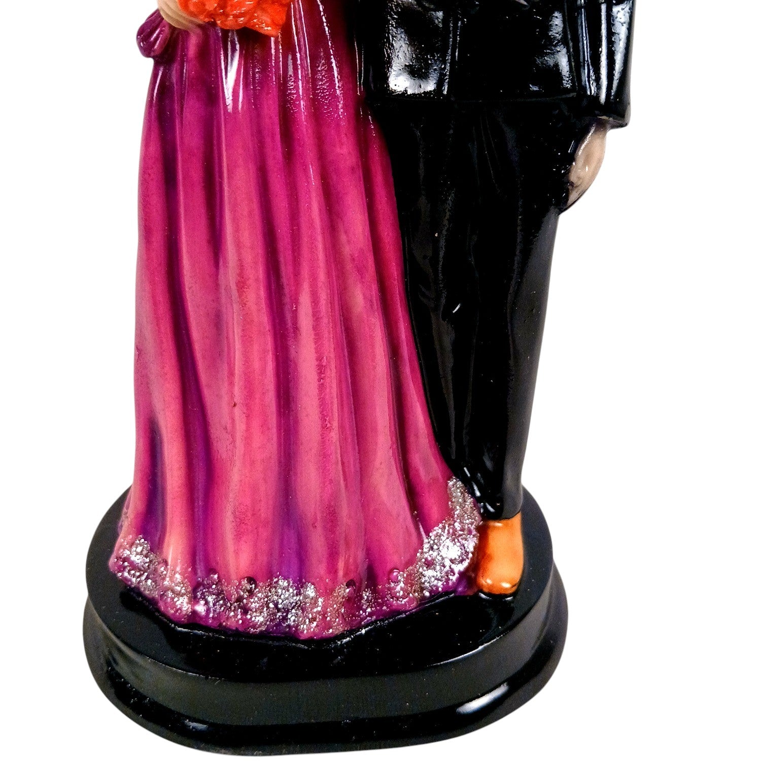 Romantic Couple Showpiece | Love Figurine Decorative Sculpture for Home Décor & Living Room | Romantic Figurine for Living Room, Bedroom & Gifting - 9 Inch - Apkamart