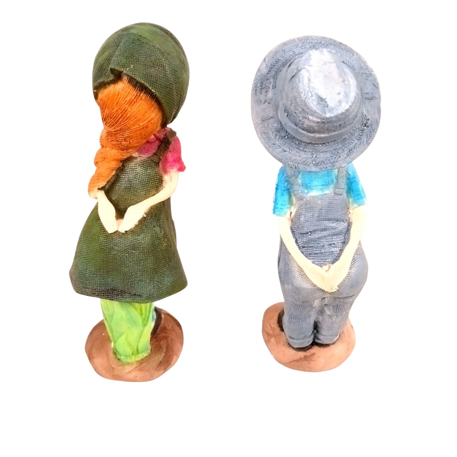 Romantic Couple Showpiece Set | Love Figurine Decorative Sculpture for Home Decor & Living Room | Valentine, Anniversary & Wedding Gift for Her & Him - 7 Inch (Set Of 2) - Apkamart