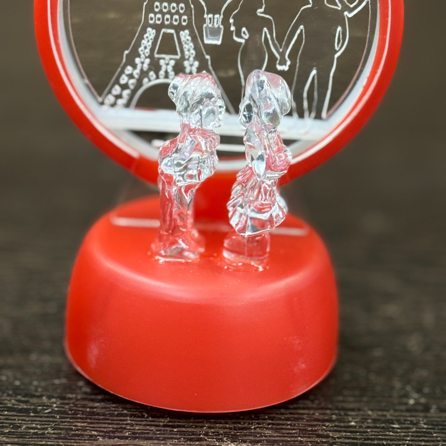 Romantic Couple Showpiece with LED Light | Decorative Love Figurine for Bedroom & Living Room Décor | Valentine, Anniversary & Wedding Gift for Couples - 6 Inch - Apkamart #Style_Design 2