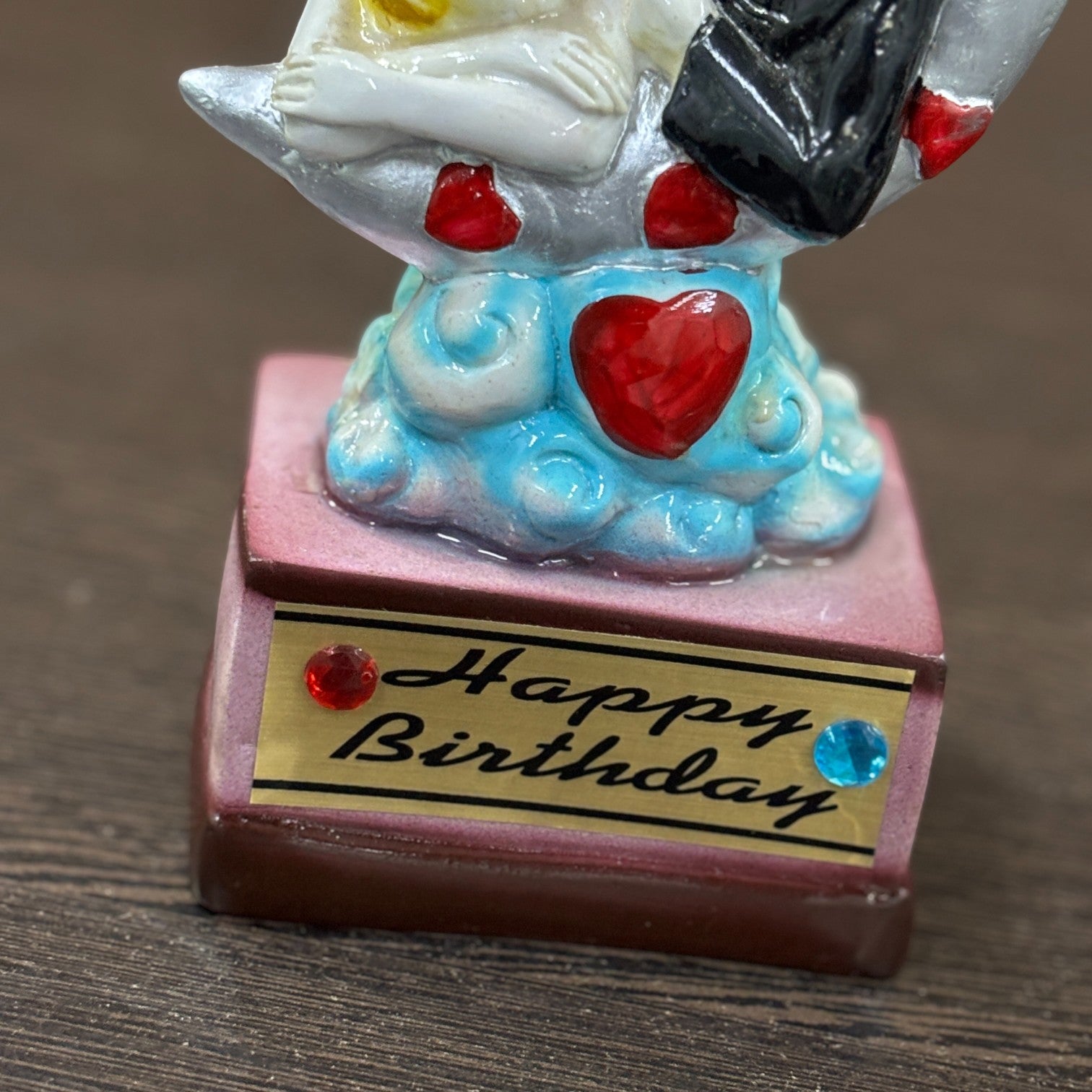 Couple Showpiece | Romantic Love Figurine | Decorative Resin Sculpture for Home Decor, Bedroom & Living Room | Perfect Gift for Anniversary & Valentine’s Day - 9 Inch - Apkamart