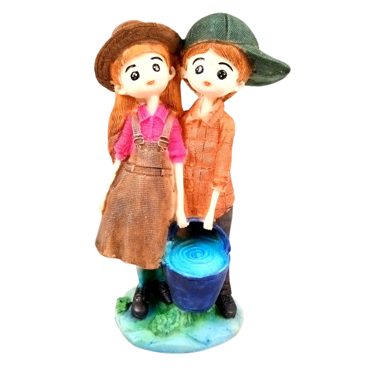 Romantic Couple Showpiece | Romantic Figurine for Living Room, Bedroom & Gifting | Valentine, Anniversary & Wedding Gift for Her & Him - 7 Inch - Apkamart