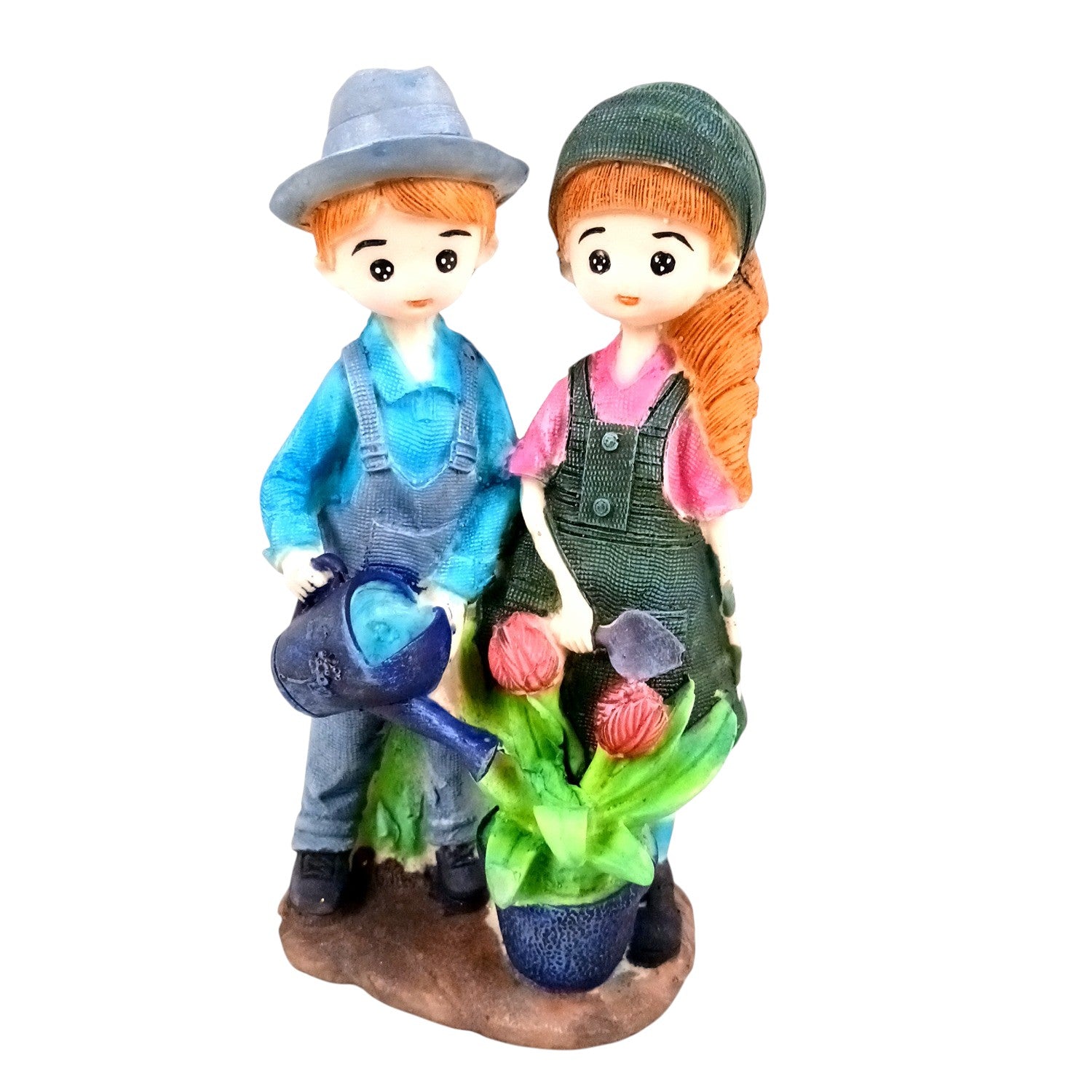 Romantic Couple Showpiece | Love Figurine Decorative Sculpture for Home Décor & Living Room | Valentine, Anniversary & Wedding Gift for Her & Him - 7 Inch - Apkamart