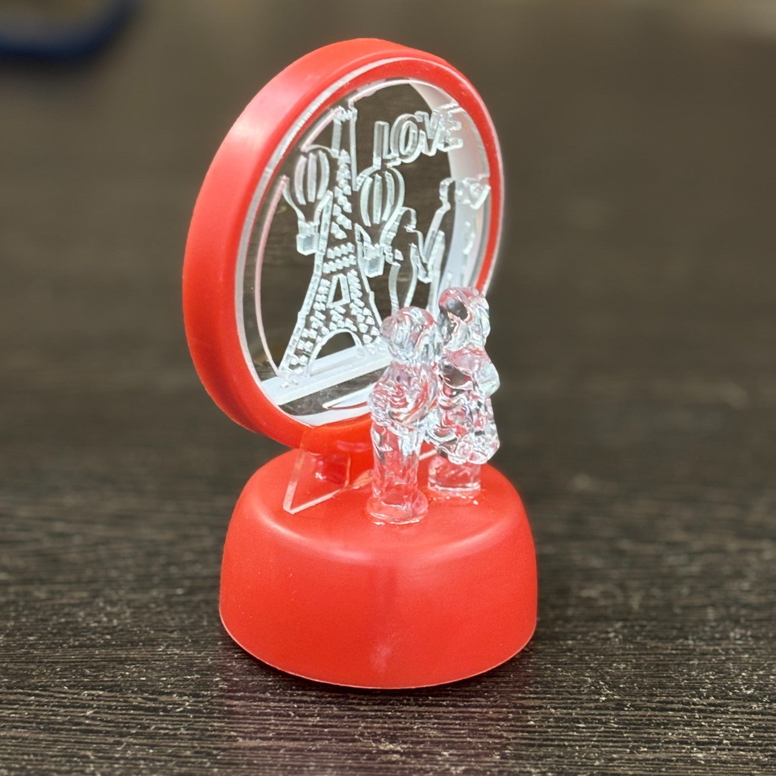 Romantic Couple Showpiece with LED Light | Decorative Love Figurine for Bedroom & Living Room Décor | Valentine, Anniversary & Wedding Gift for Couples - 6 Inch - Apkamart #Style_Design 2