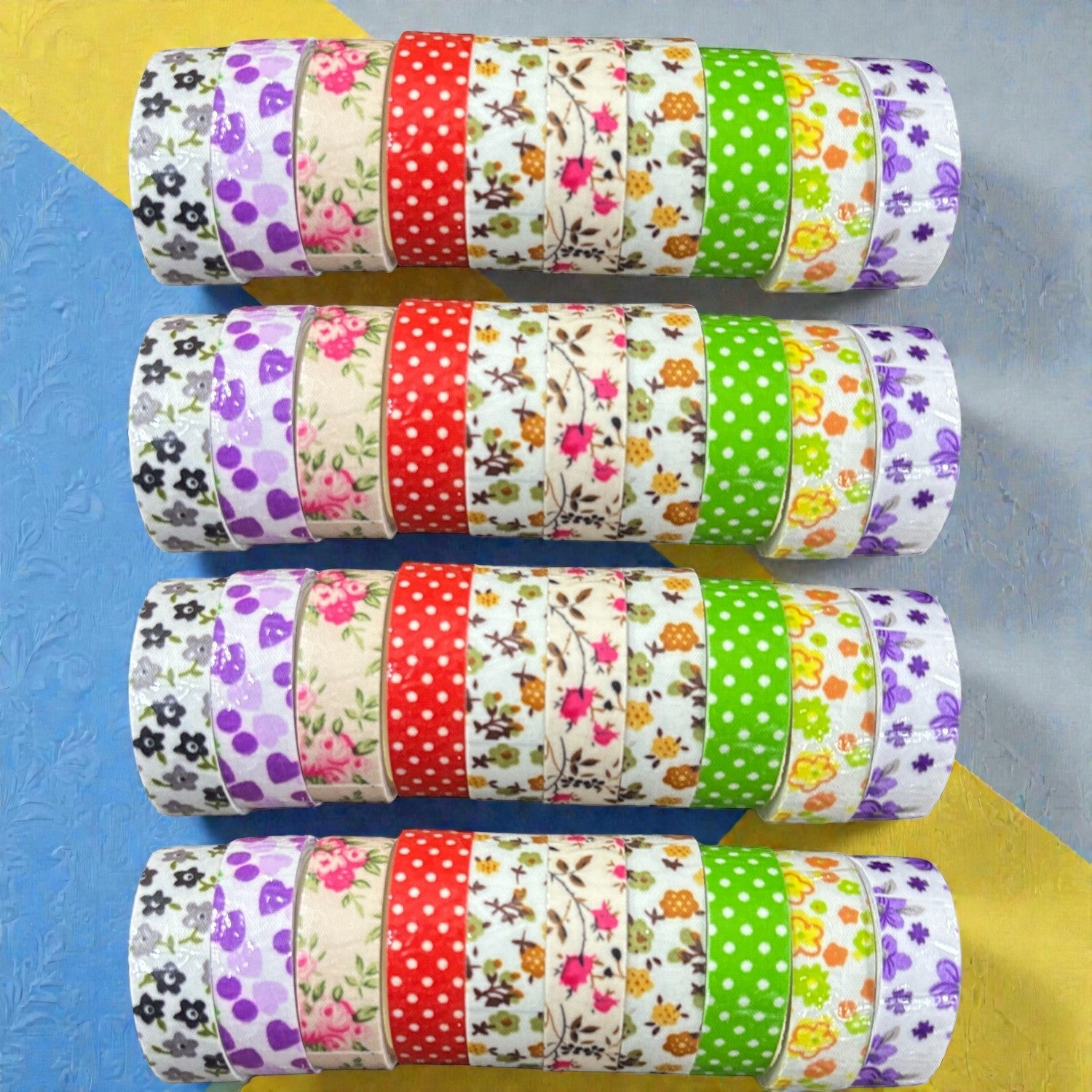 Craft Tape Set for Kids Creative Activities | Designer Tape for DIY Projects Journaling Scrapbooking & Classroom Art | Fun Crafting Tape for Return Gifts - Apkamart #Style_Pack Of 4