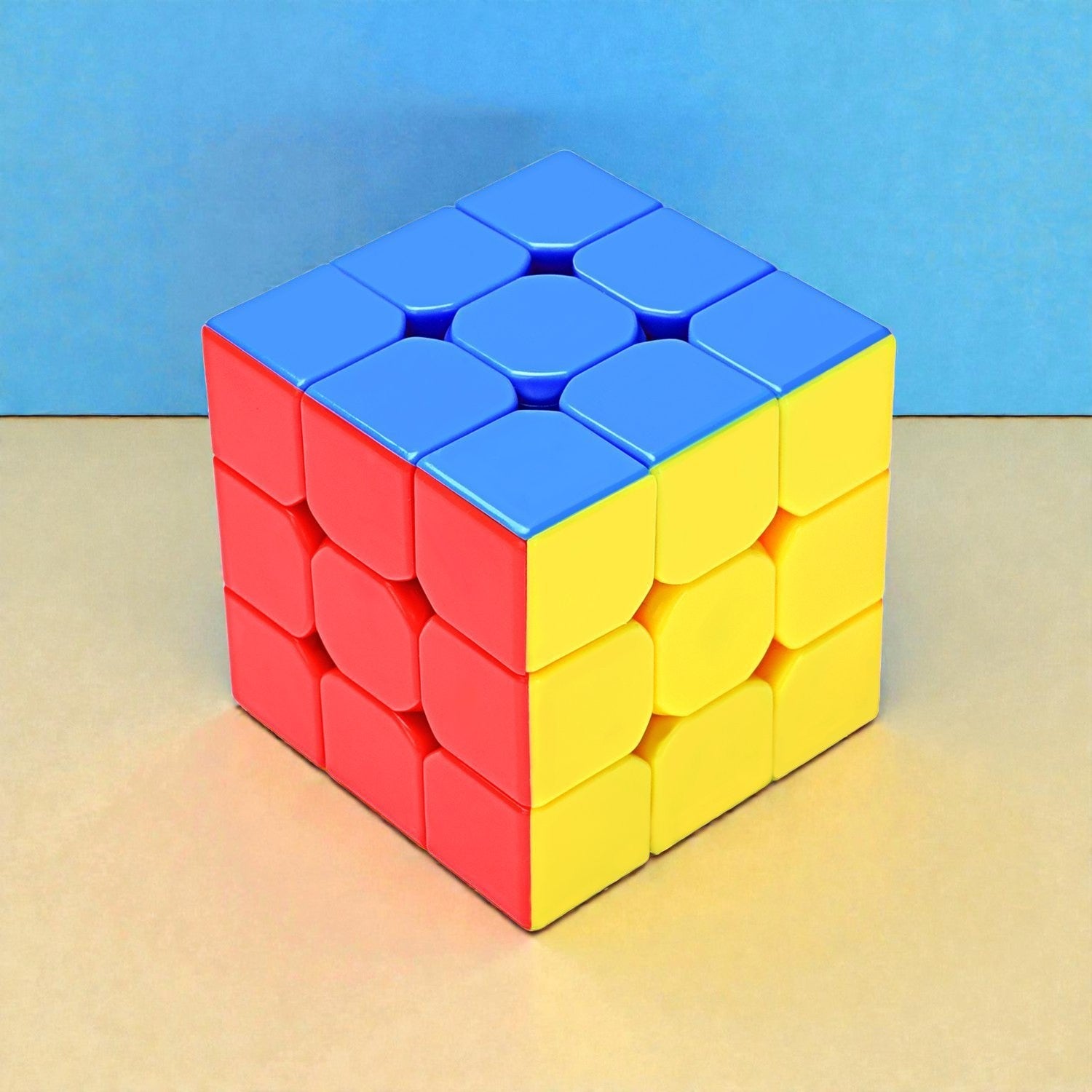 Rubik Cube for Kids | Magic Puzzle Cube Toy for Boys & Girls | Smooth Speed Rotation, Brain Booster, Educational Logic Game | Perfect for School, Travel & Return Gifts - Apkamart #Style_Pack Of 1