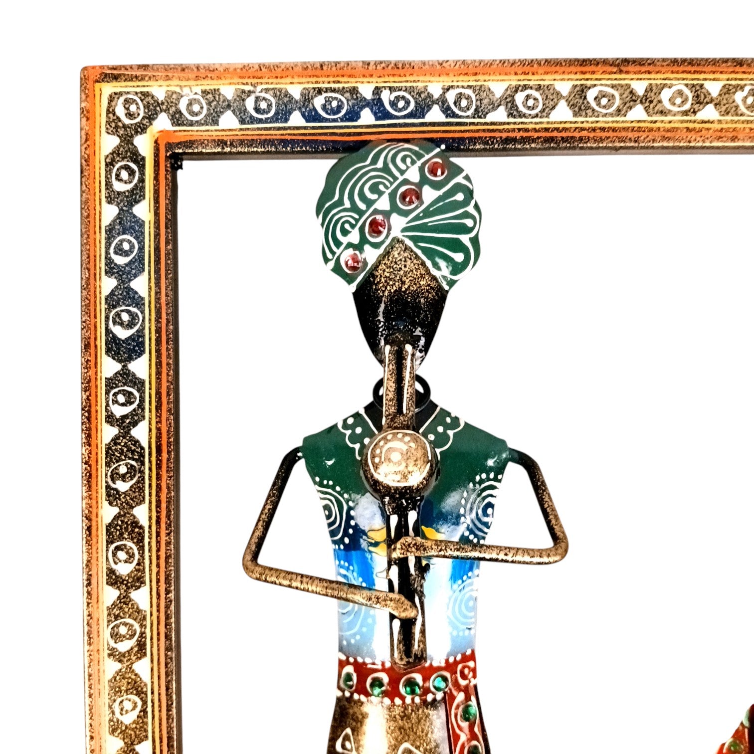 Dancing Couple Wall Hanging | Decorative Wall Art Showpiece | Wall Decor for Living Room, Entrance, Home & Office Decoration | Traditional Wall Hanging Gift - 14 Inch - Apkamart