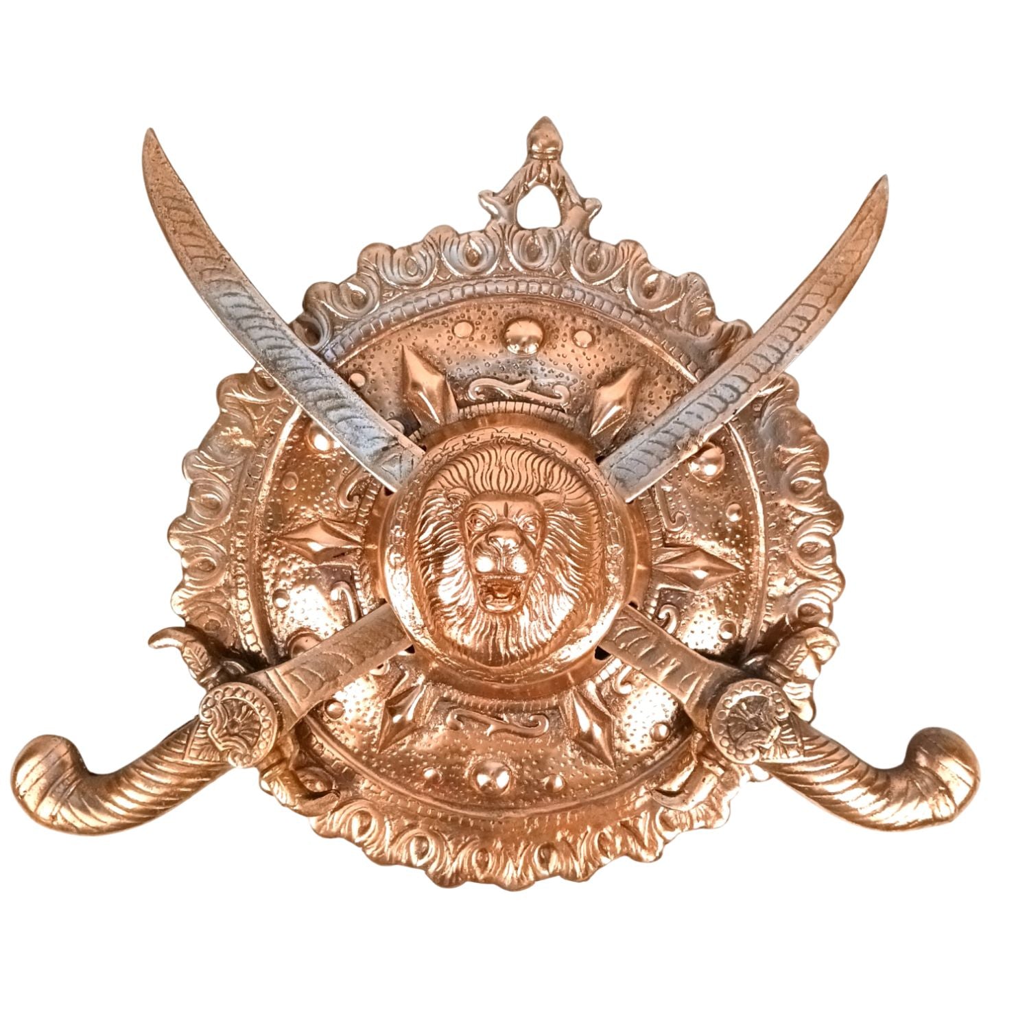 Dhal Talwar Wall Hanging Shield Sword - 12 Inch - Apkamart