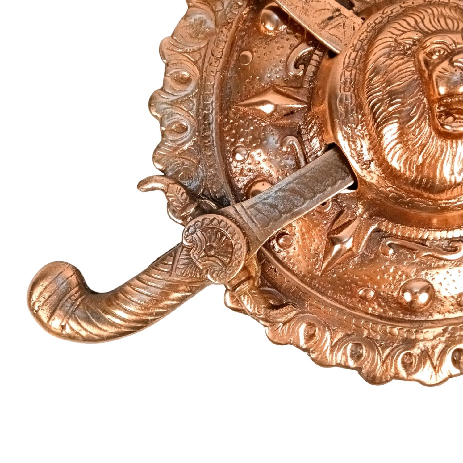 Dhal Talwar Wall Hanging Shield Sword - 12 Inch - Apkamart