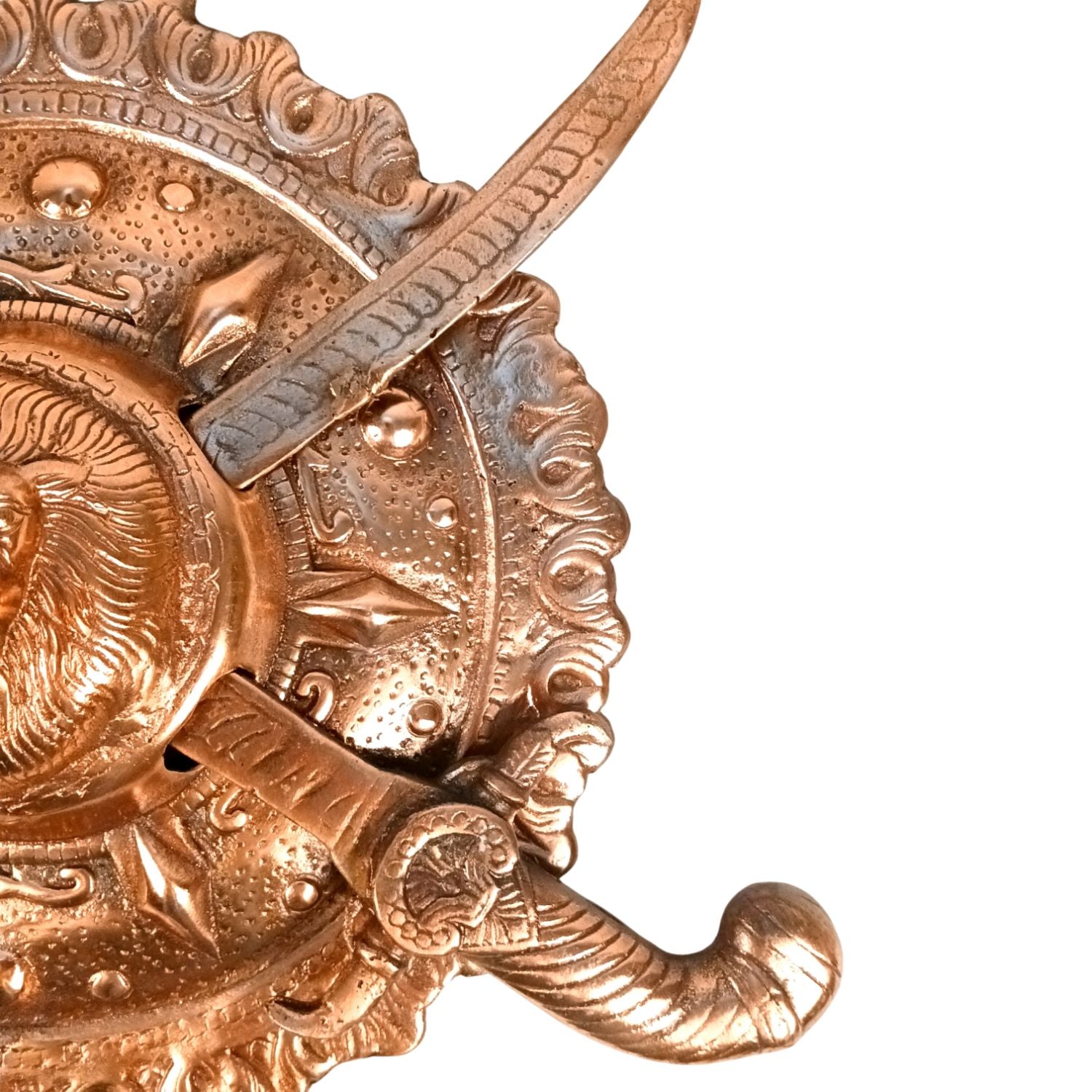 Dhal Talwar Wall Hanging Shield Sword - 12 Inch - Apkamart