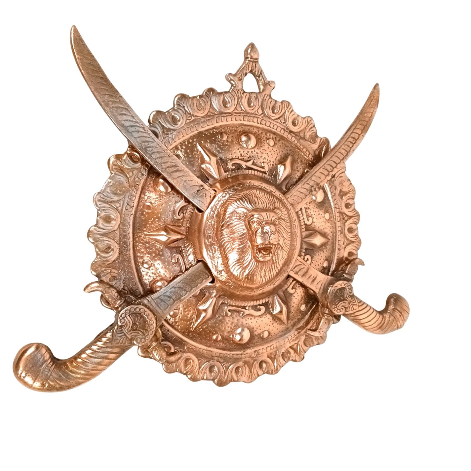 Dhal Talwar Wall Hanging Shield Sword - 12 Inch - Apkamart