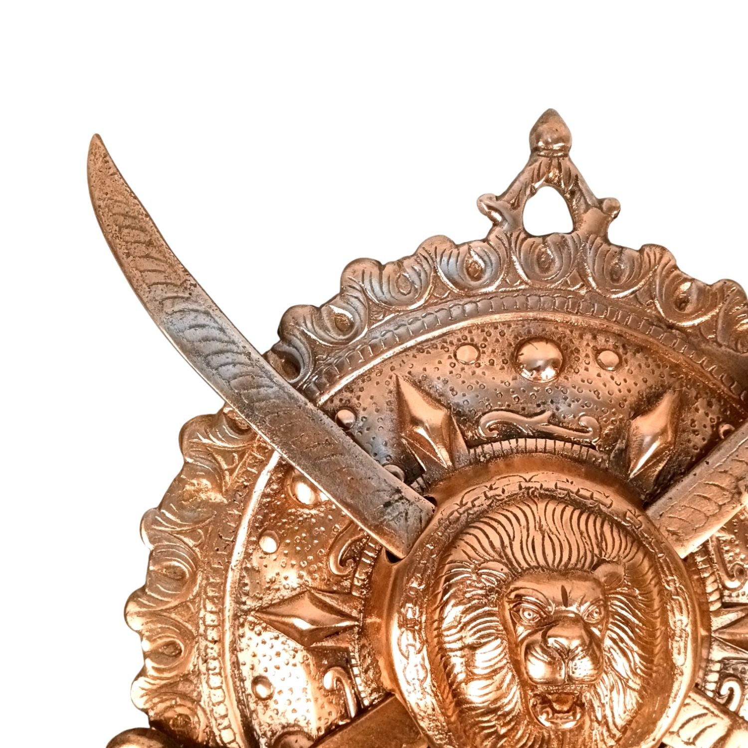 Dhal Talwar Wall Hanging Shield Sword - 12 Inch - Apkamart