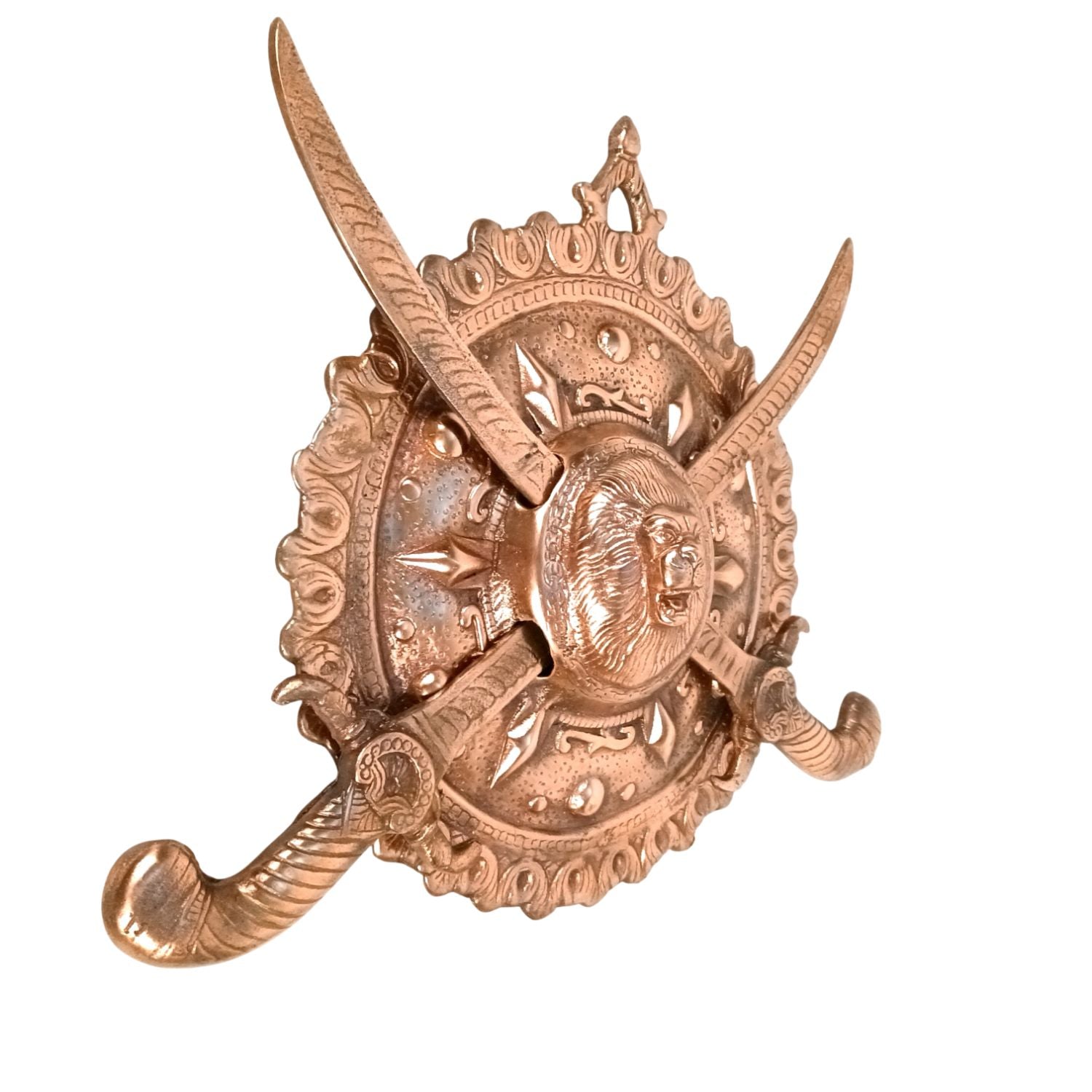 Dhal Talwar Wall Hanging Shield Sword - 12 Inch - Apkamart