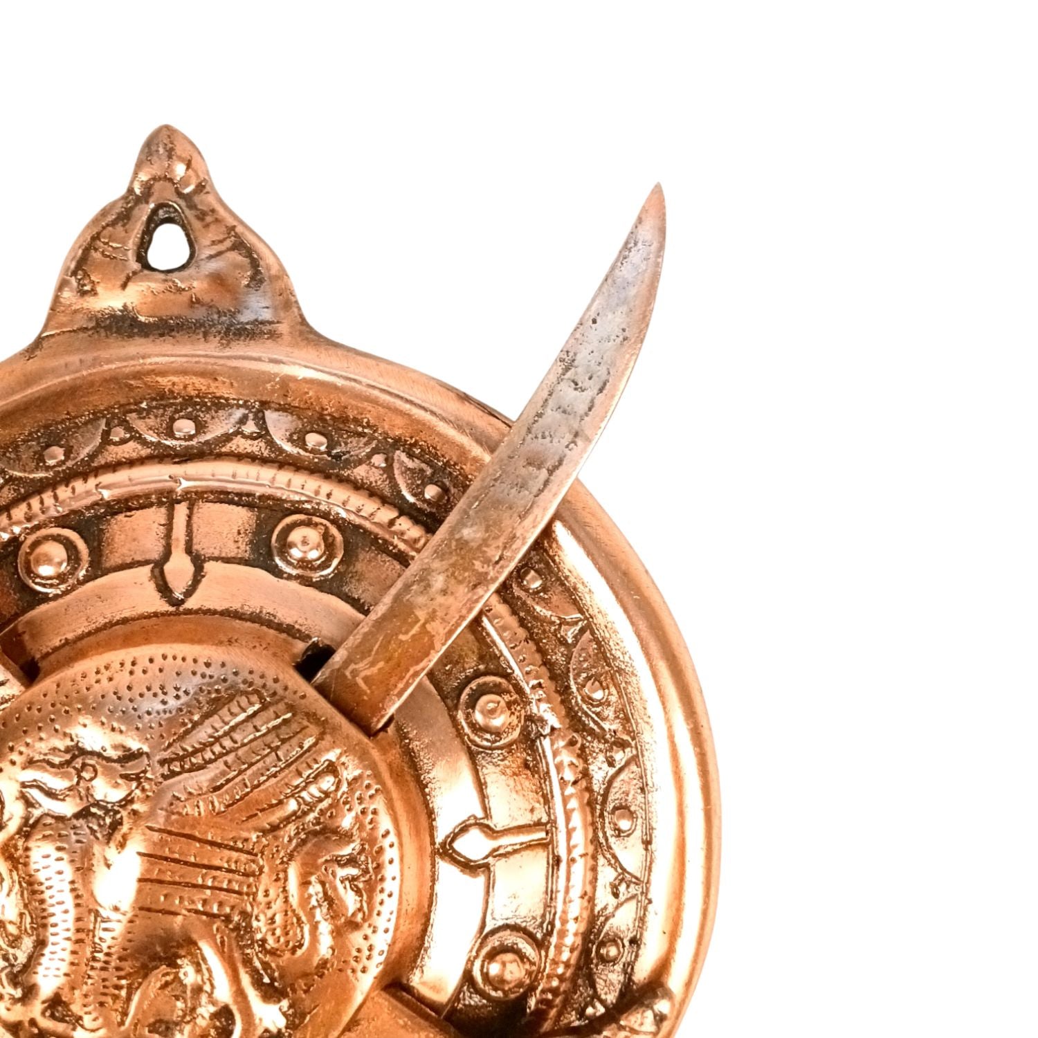 Dhal Talwar Wall Hanging Sword Shield - 10 Inch - Apkamart