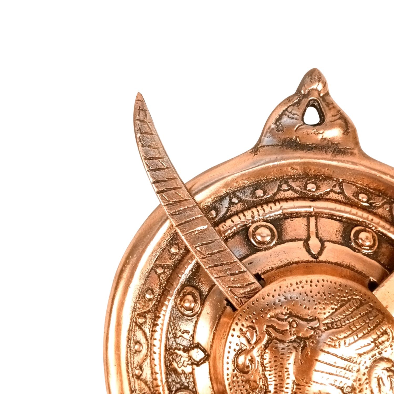 Dhal Talwar Wall Hanging Sword Shield - 10 Inch - Apkamart