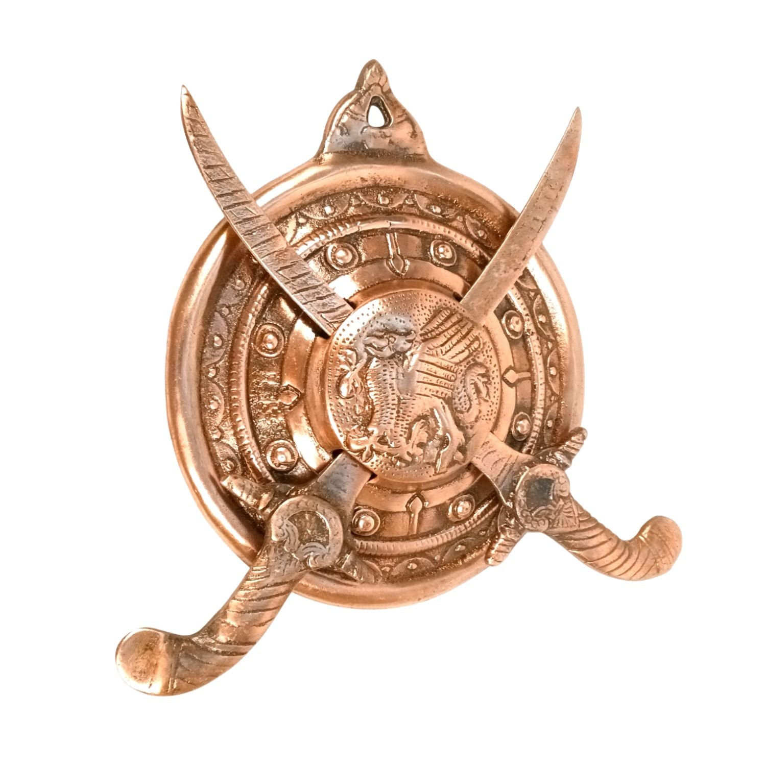 Dhal Talwar Wall Hanging Sword Shield - 10 Inch - Apkamart