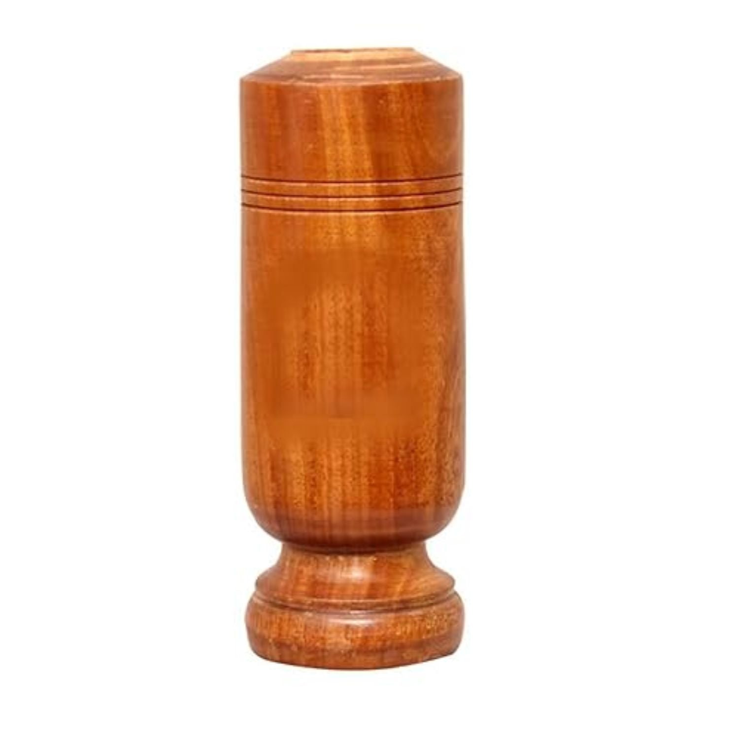 Vijaysar Wood Glass for Diabetes | Ayurvedic Glass / Tumbler | Vijaysar Wood Glass | Lakdi Ka Glass | Herbal Tumbler | Bija Glass - 7 Inch  - Apkamart