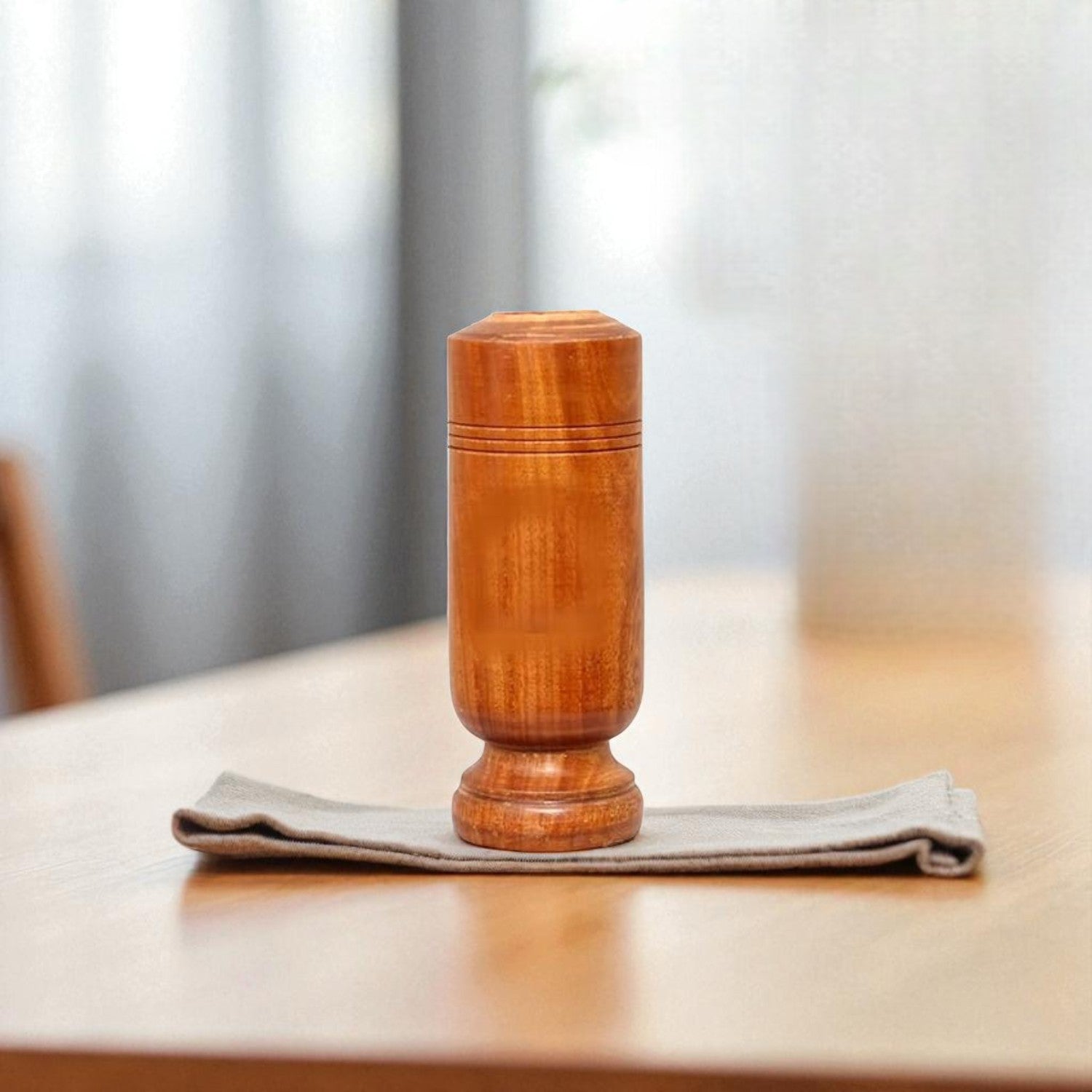 Vijaysar Wood Glass for Diabetes | Ayurvedic Glass / Tumbler | Vijaysar Wood Glass | Lakdi Ka Glass | Herbal Tumbler | Bija Glass - 7 Inch (pack of 2) - Apkamart