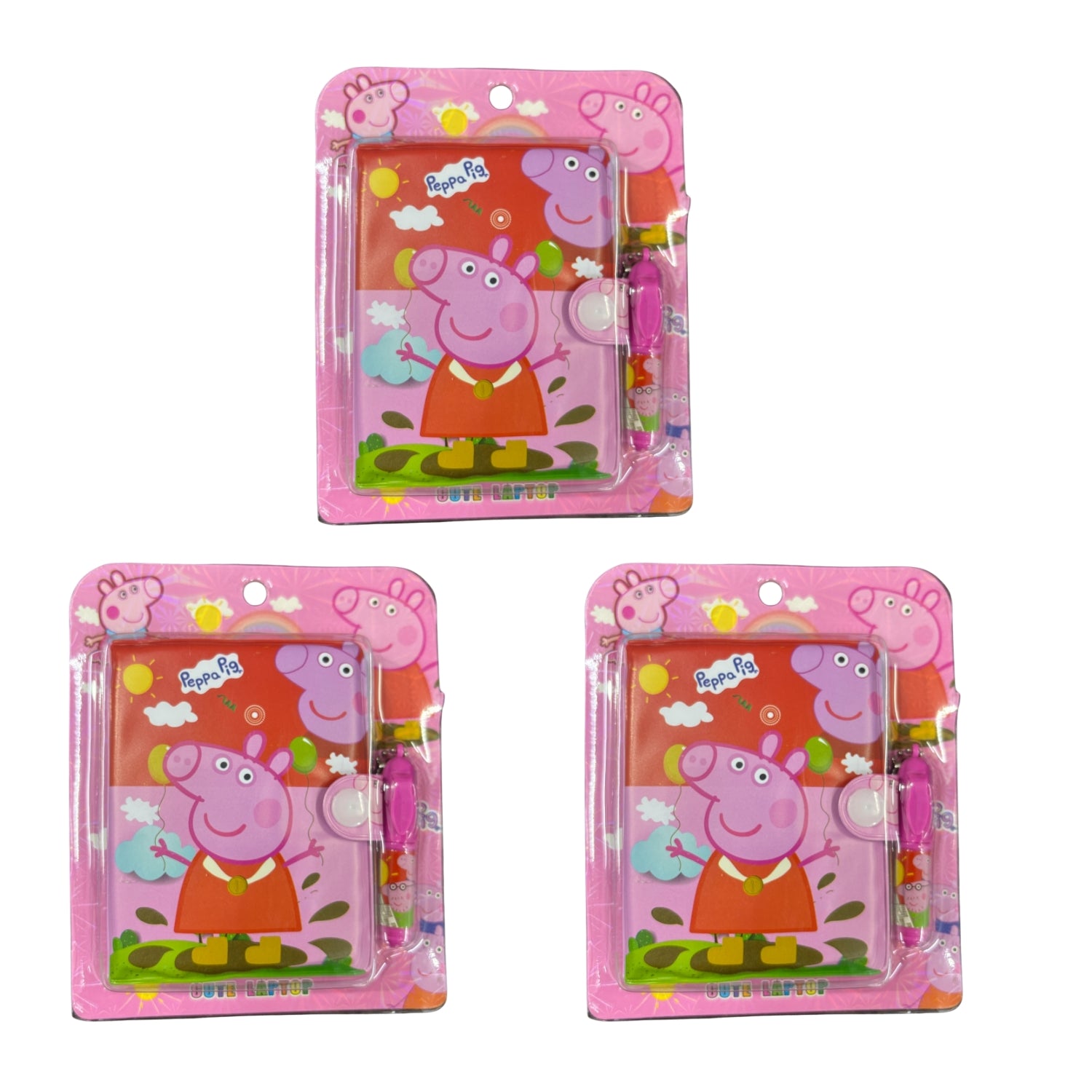 Pencil Diary Set for Kids | Cartoon Stationery Kit for School, Gift & Return Gift - Apkamart #Style_Pack Of 3