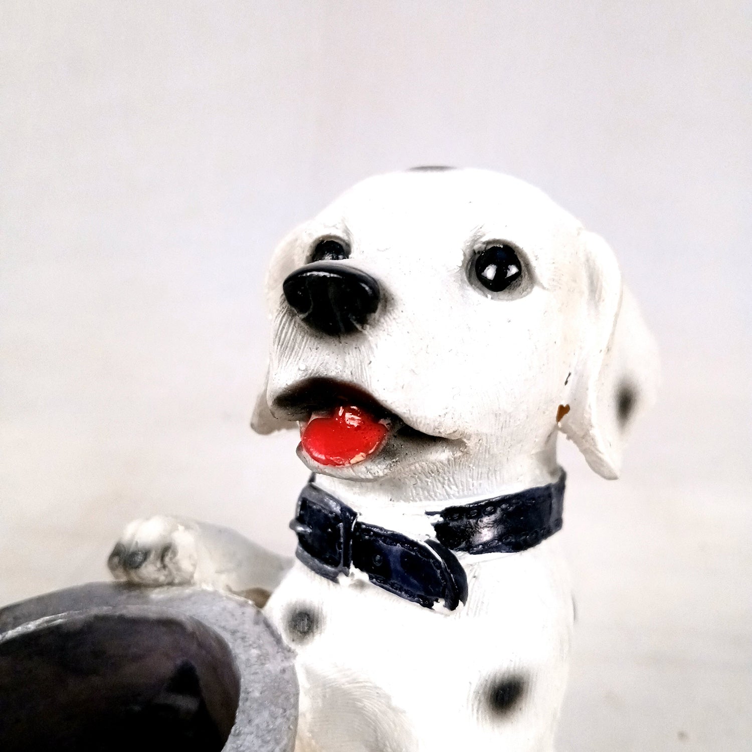Cute Dog Decorative Pen Pencil Holder / Cutlery Stand | Dog Holding Basket Showpiece - for Kids Study Table, office Desk, Home Decor & Gifts - 6 Inch - Apkamart #Style_Design 3