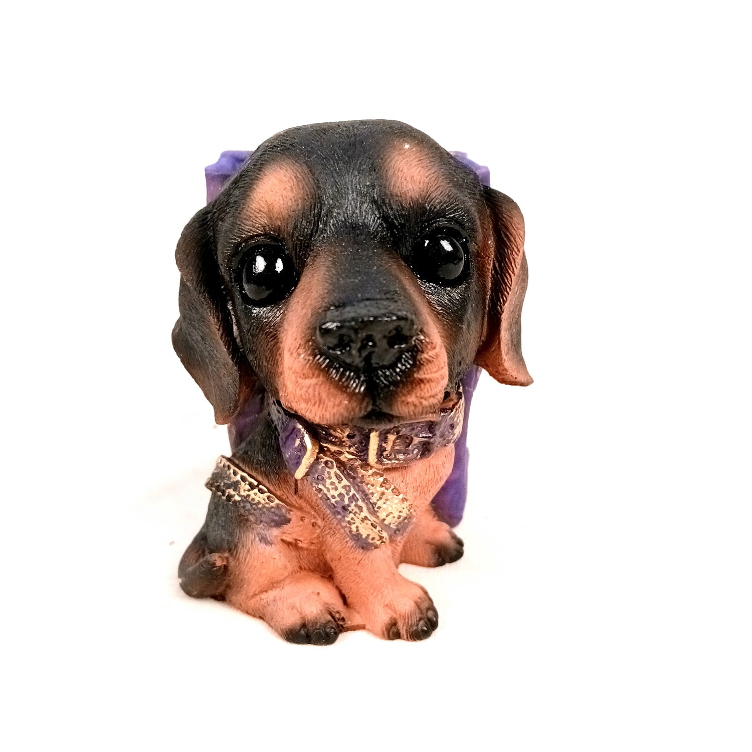 Cute Dog Decorative Pen Pencil Holder / Cutlery Stand | Dog Holding Basket Showpiece | Multipurpose Organizer - for Kids Study Table, office Desk, Home Decor & Gifts - 5 Inch - Apkamart #Style_Design 2