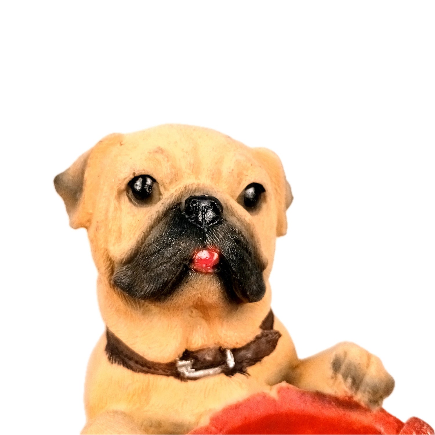 Cute Dog Decorative Pen Pencil Holder / Cutlery Stand | Dog Holding Basket Showpiece - for Kids Study Table, office Desk, Home Decor & Gifts - 6 Inch - Apkamart #Style_Design 1