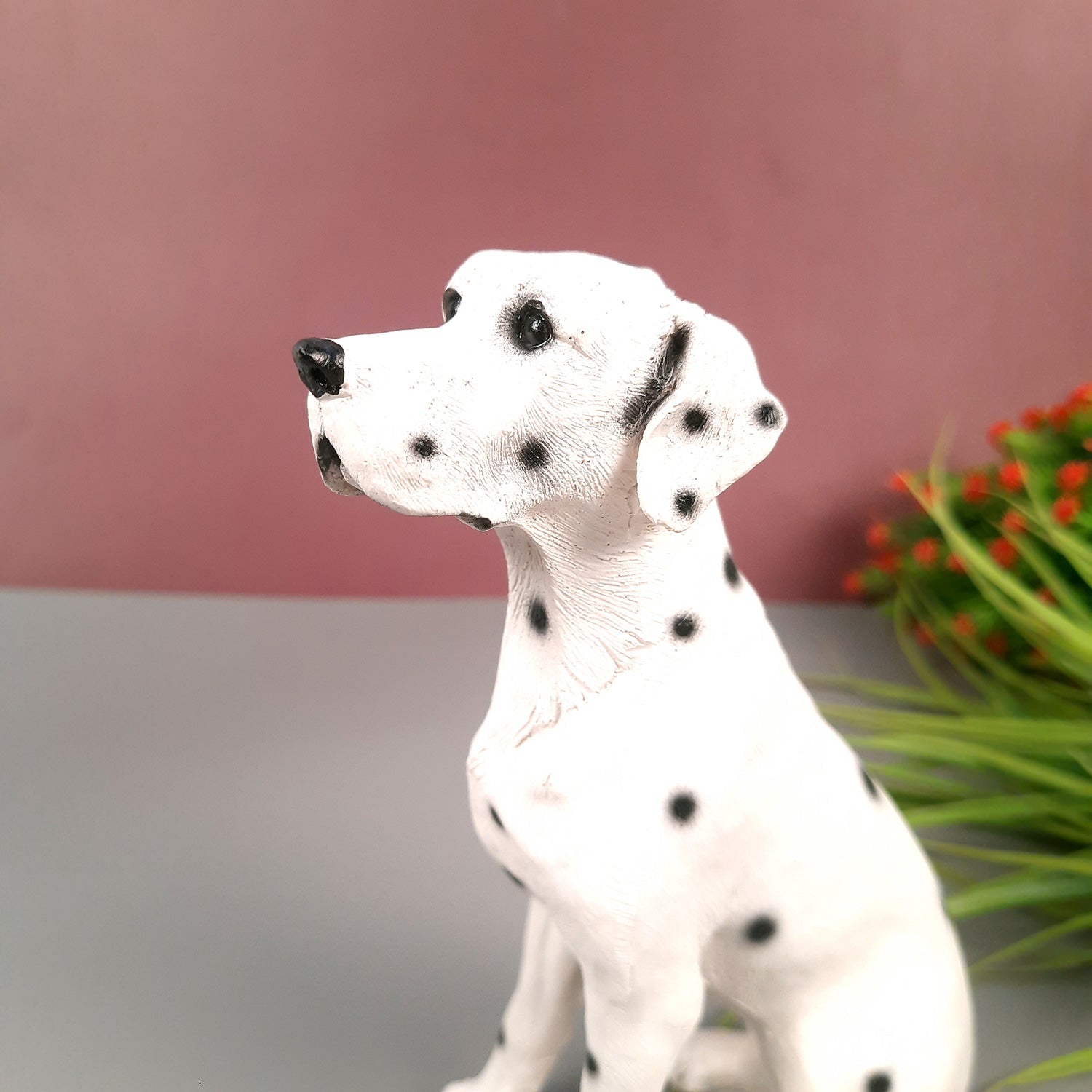 Dog Showpiece Statue | Animal Figurines | Home Decor Showpieces - Home, Table, Living Room, Indoor/Outdoor, Garden Decor & Gift - Apkamart #Style_Style 1